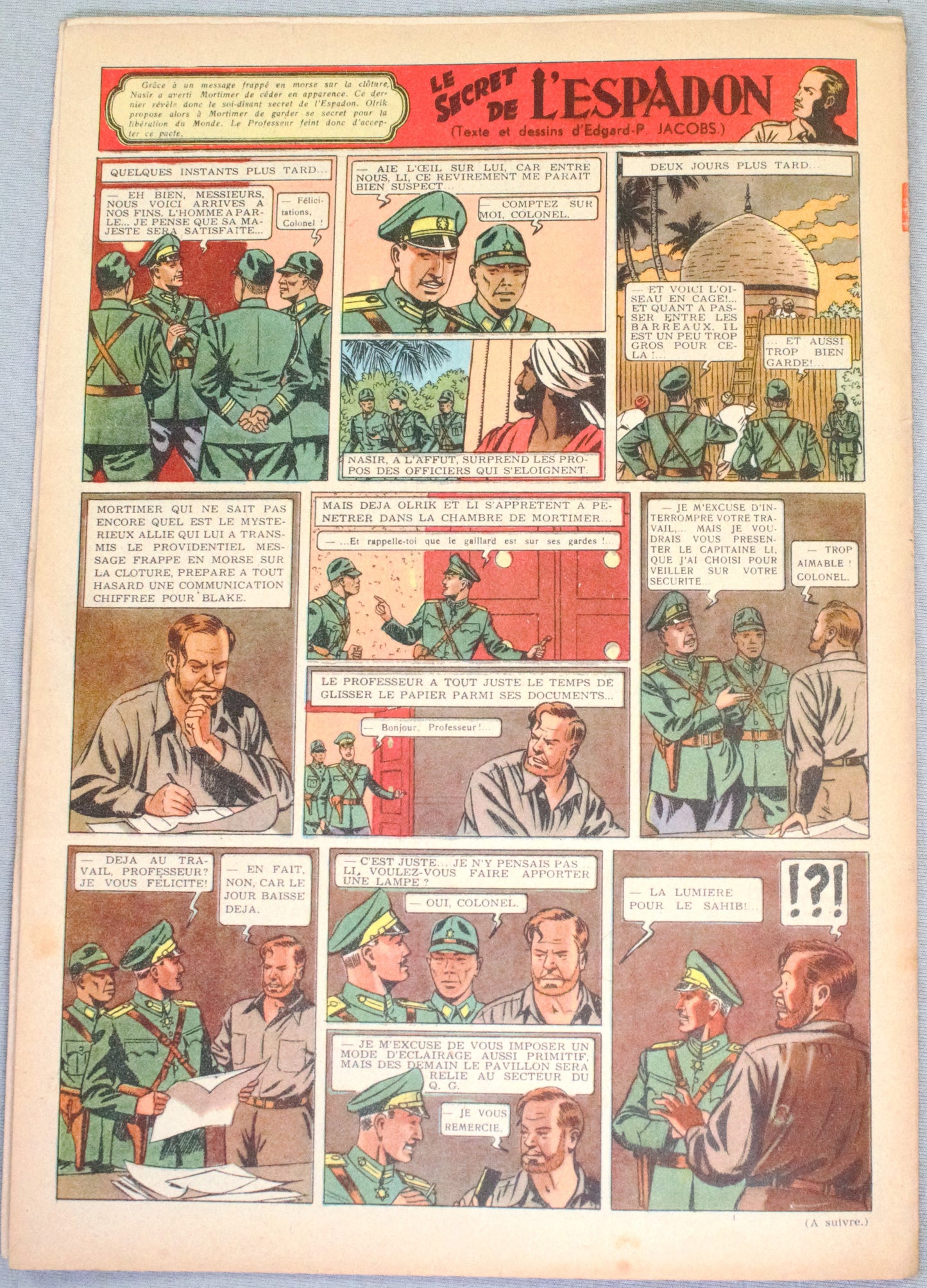 Journal Tintin Issue 15 1948 Herge Cover Edition Originale Vintage Comic EO