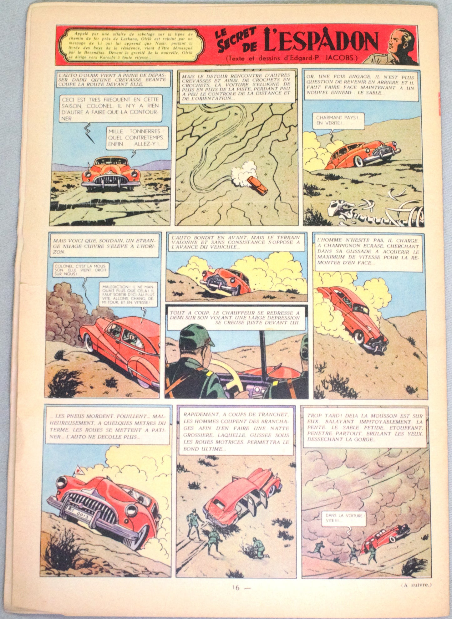 Journal Tintin Issue 22: 1948 Herge Cover Edition Vintage Comic EO Couverture