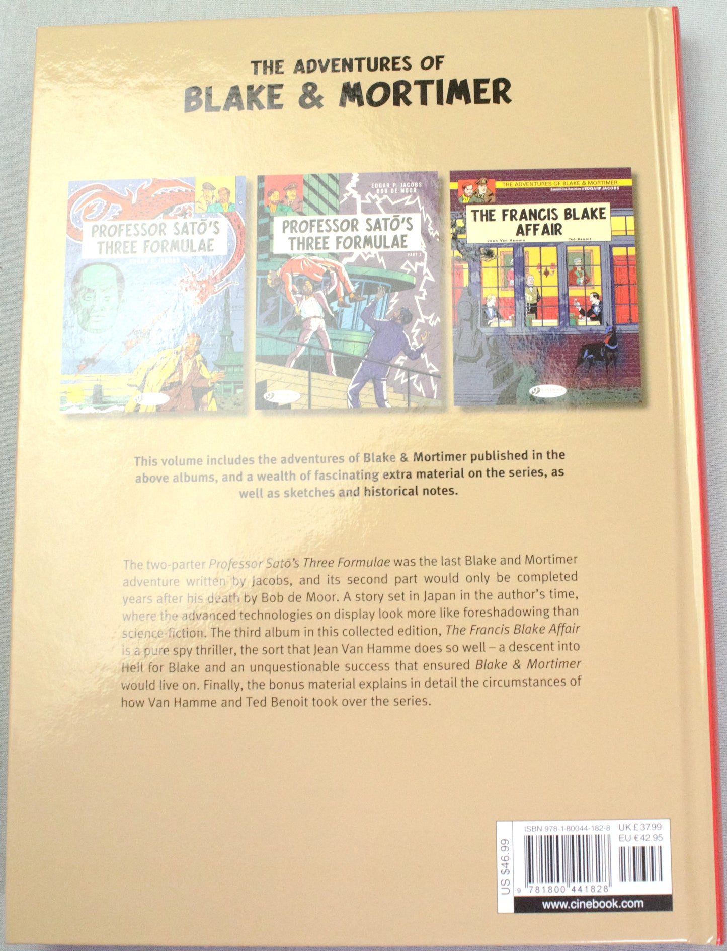 Blake & Mortimer The Complete Collection Volume 5: UK Hardback Cinebook Edition