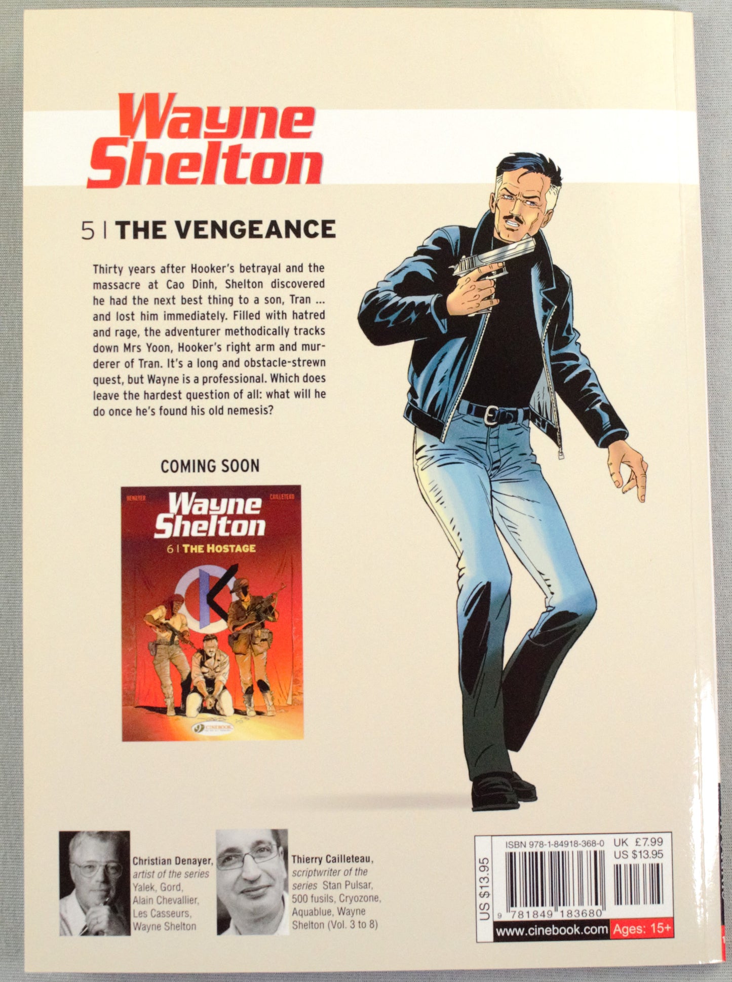 Wayne Shelton Volume 5 - "The Vengance " Cinebook Paperback Comic Book by Denayer/Van Hamme