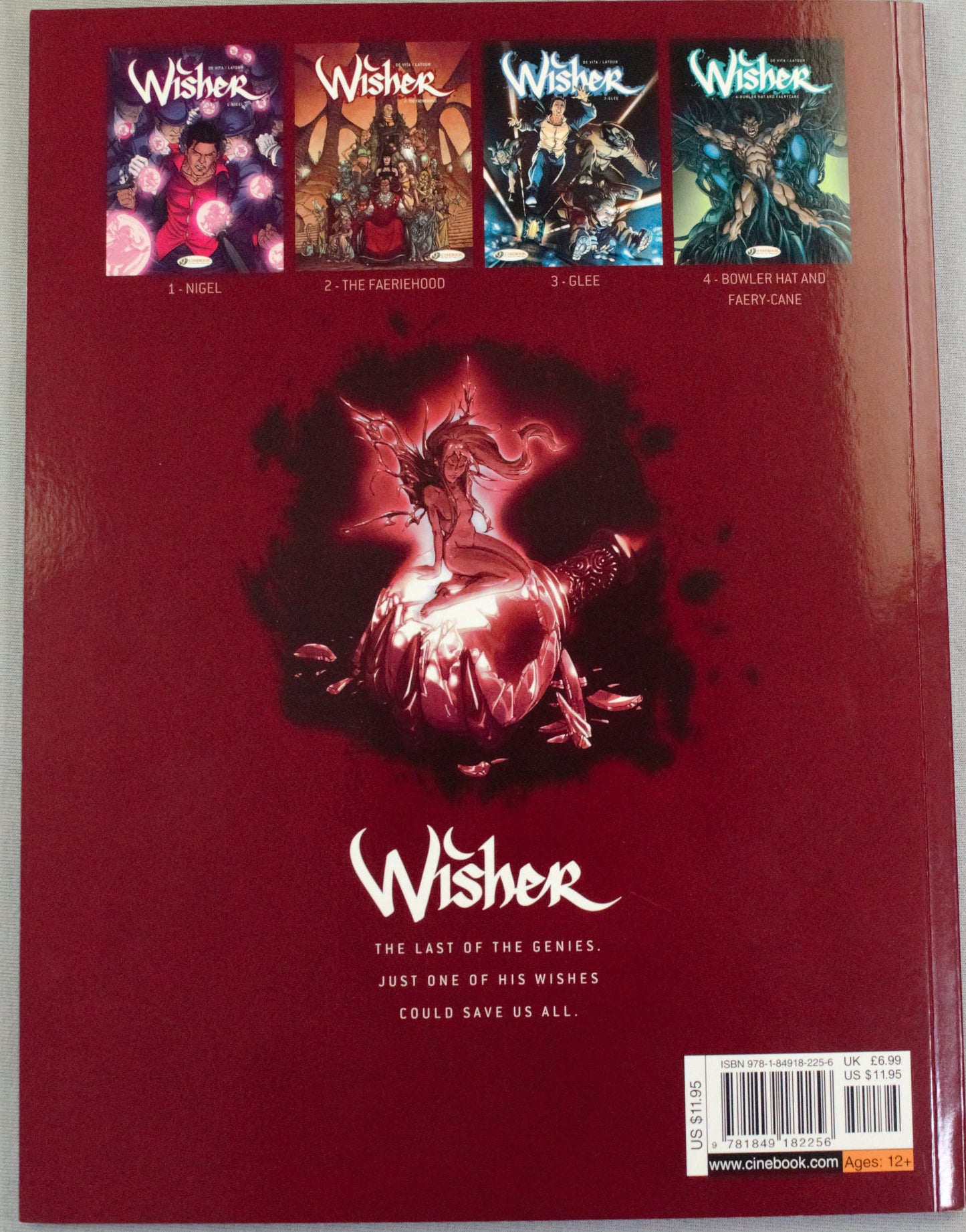 Wisher Volume 2 - "The Faeriehood" UK Cinebook Paperback Comic Book by Latour & De Vita
