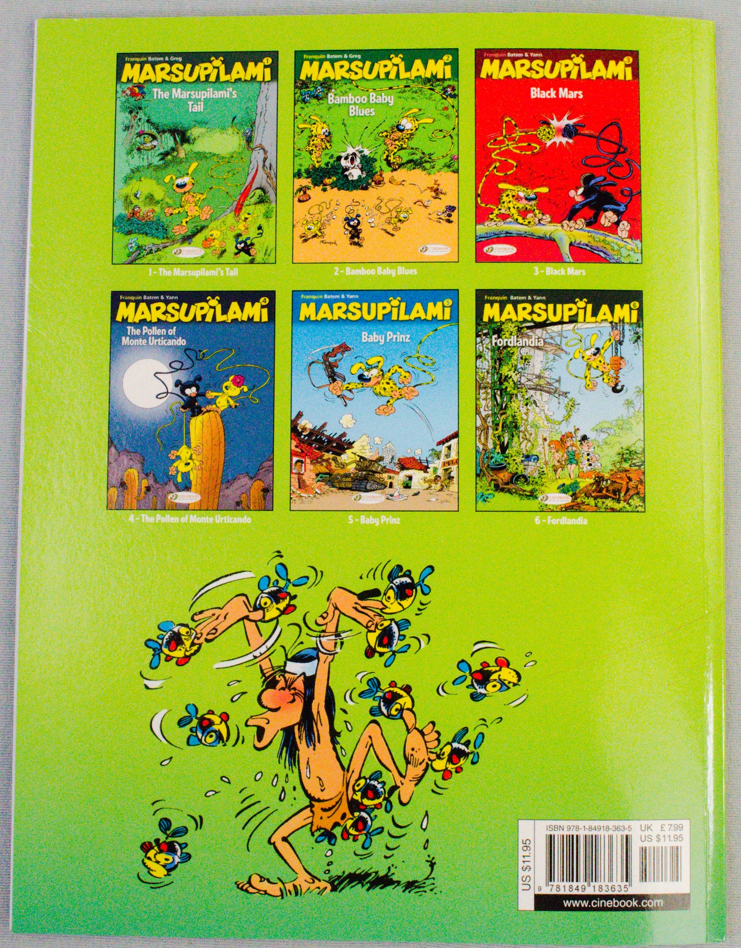 Marsupilami Volume 1 (The Marsupilamis Tail) UK Cinebook Paperback Edition