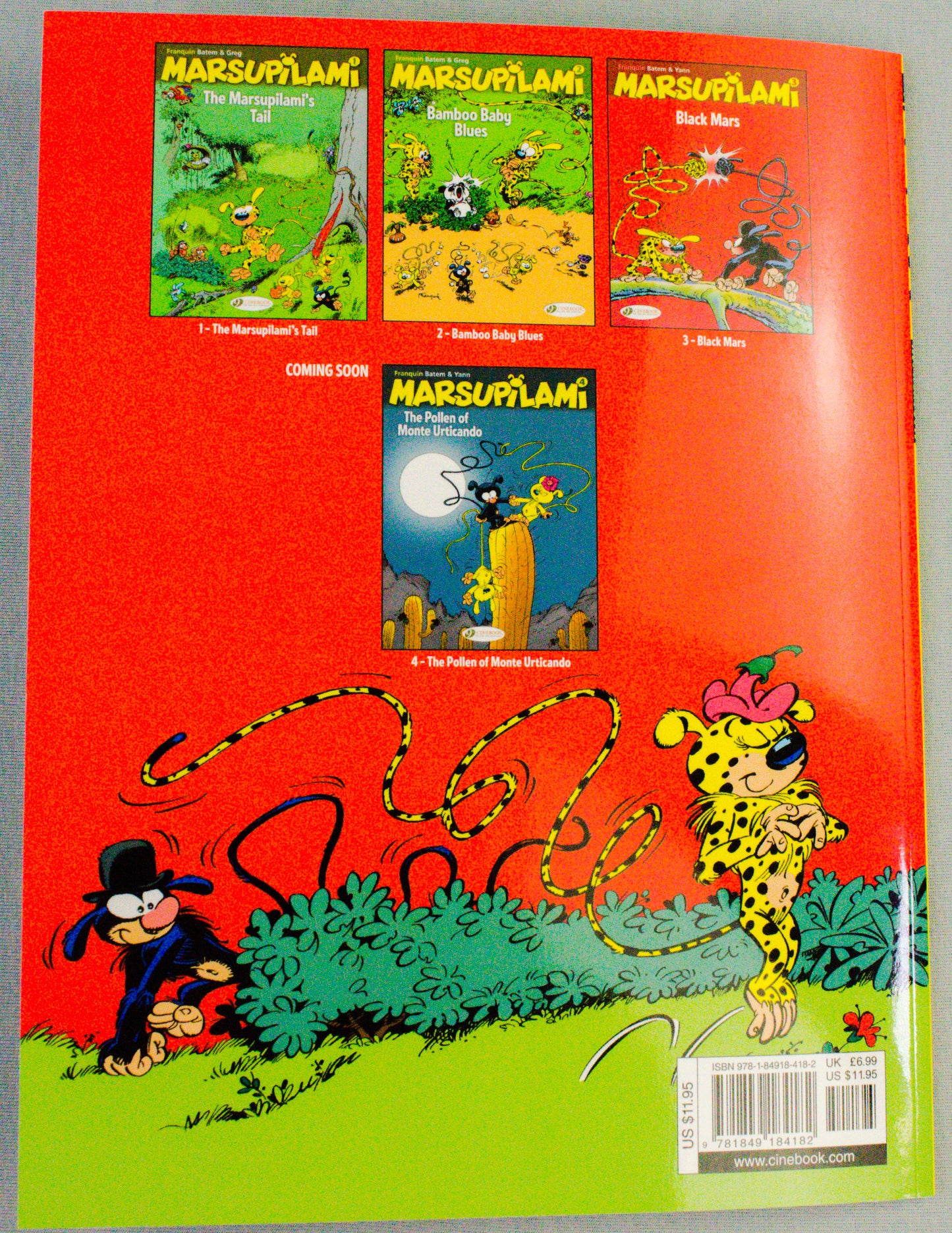 Marsupilami Volume 3 (Black Mars) UK Cinebook Paperback Edition