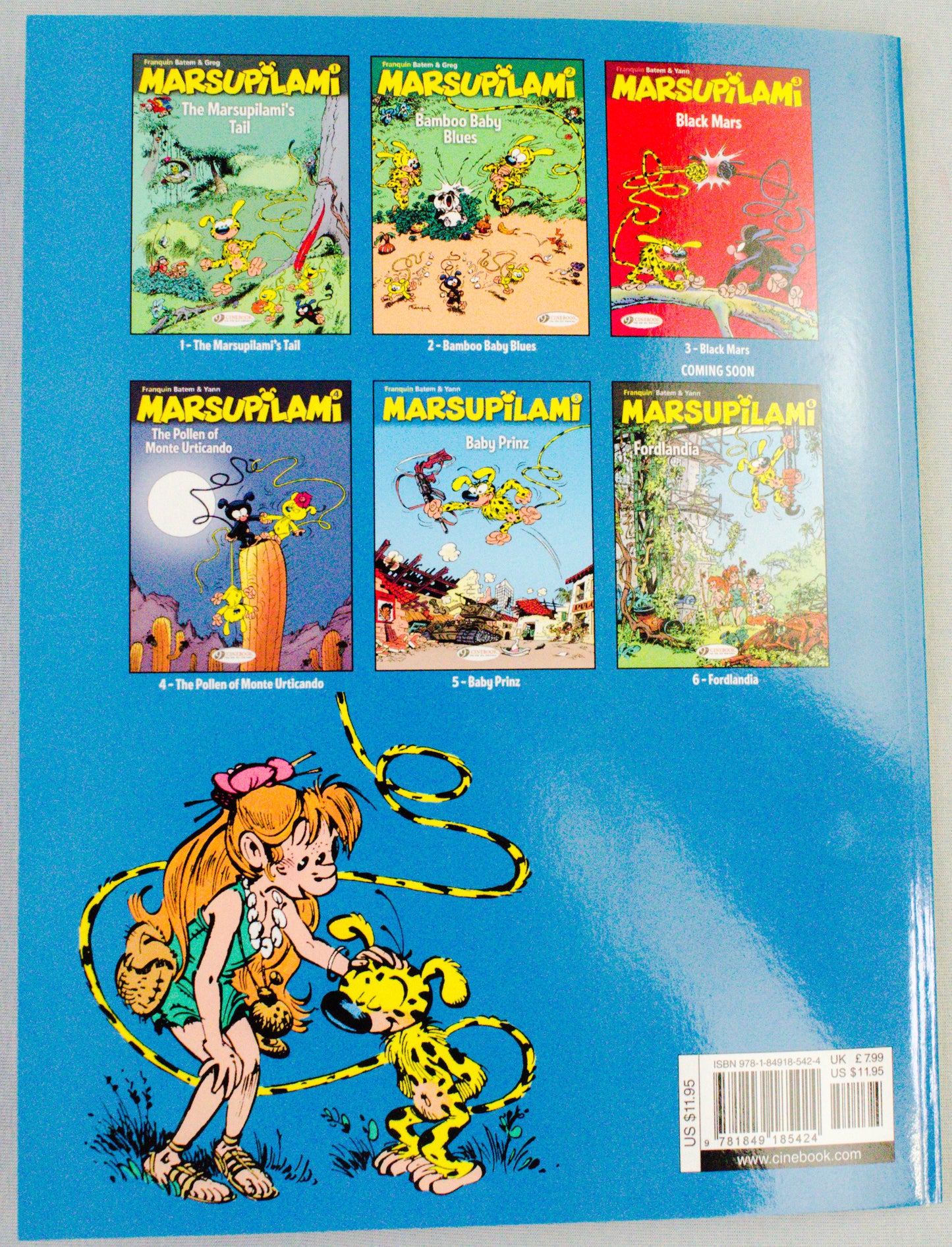 Marsupilami Volume 5 (Baby Prinz) UK Cinebook Paperback Edition