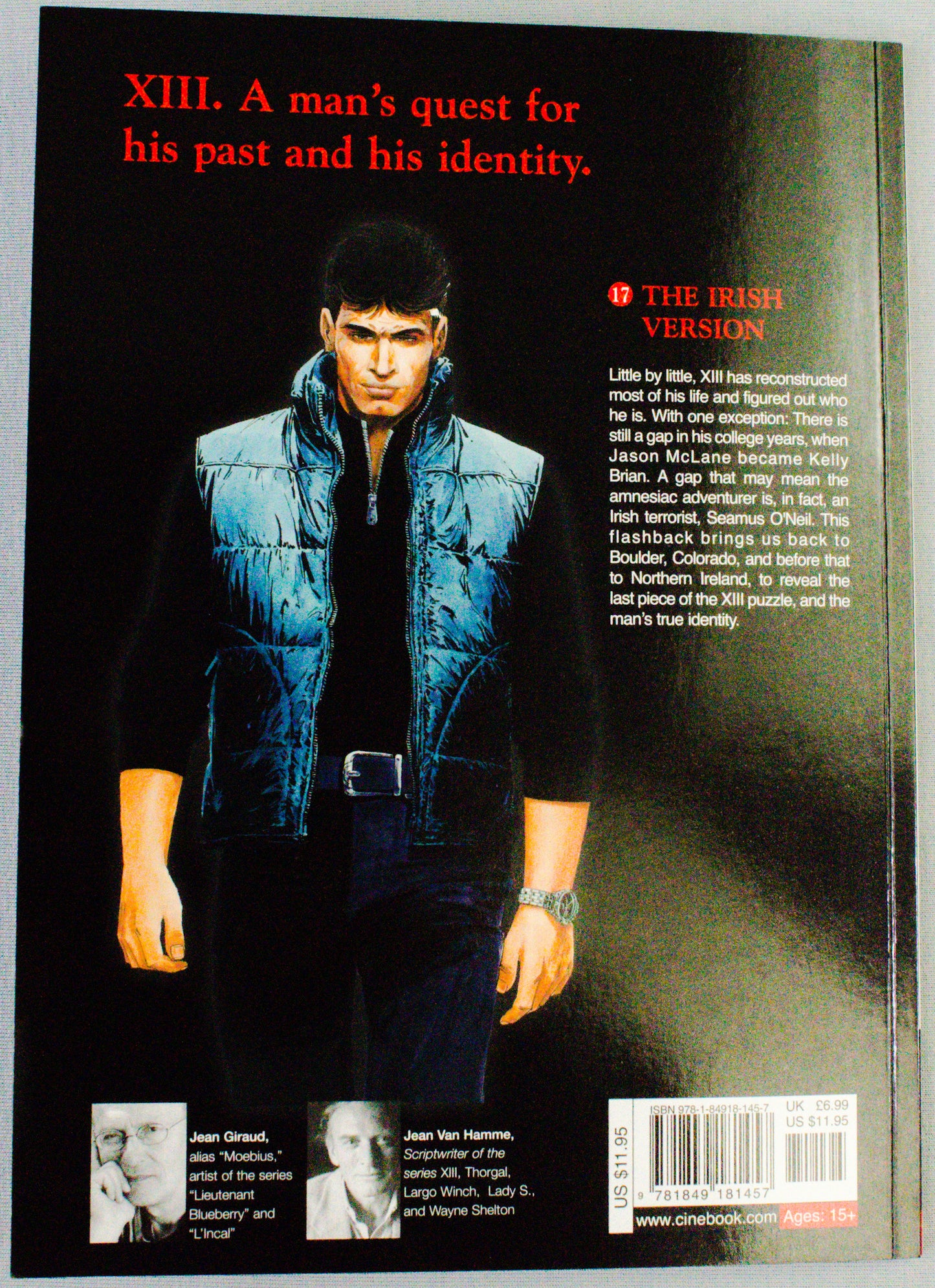XIII: Volume 17 - The Irish Version - (Cinebook Paperback Editions) - W.Vance - J. Van Hamme