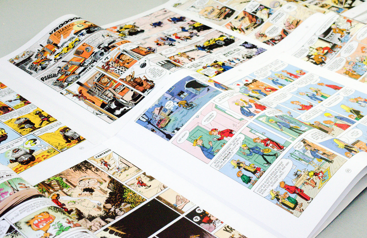 Spirou & Fantasio FULL SET of 22 - UK Cinebook editions: (created by Robert Velter)