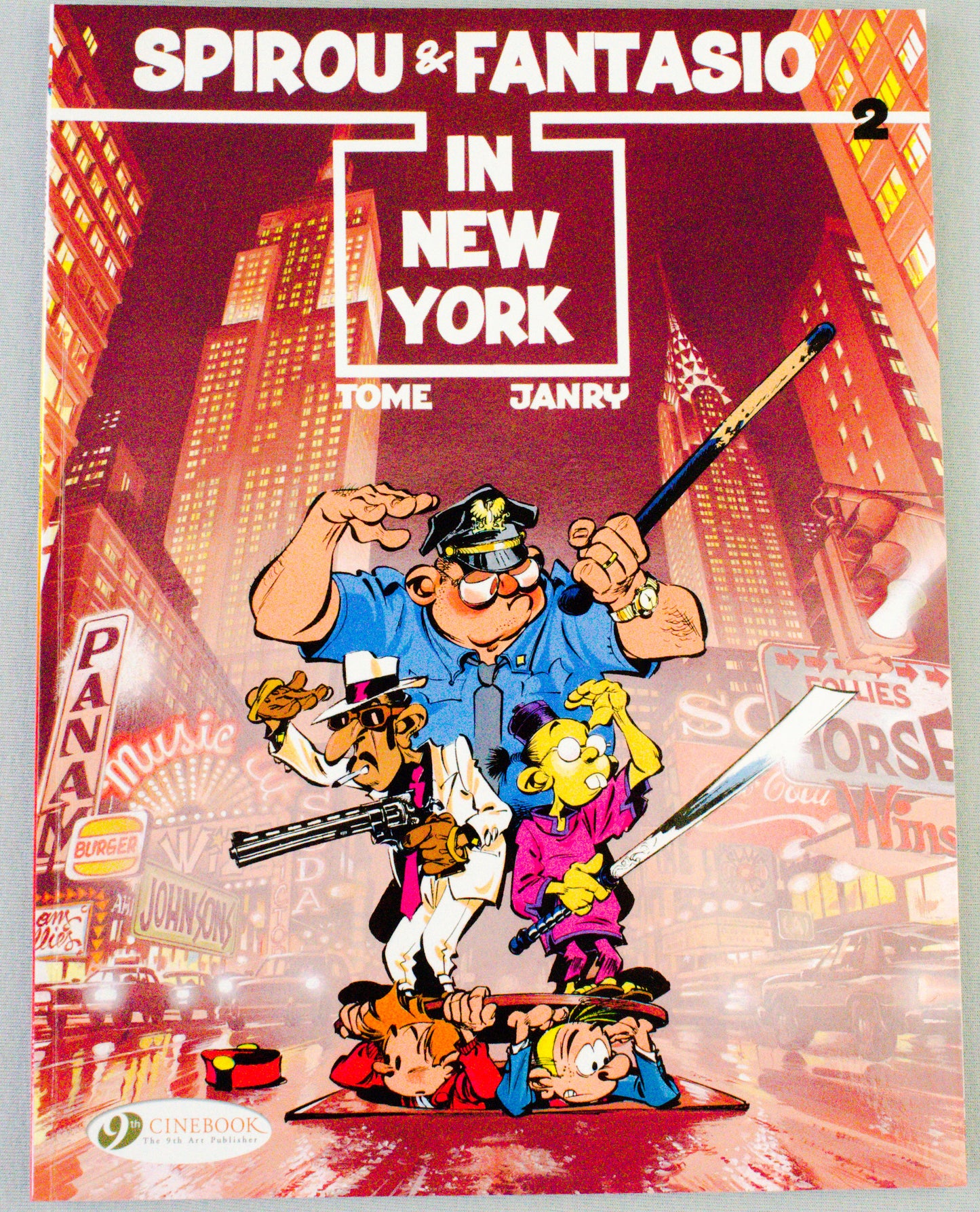 Spirou & Fantasio Volume 2 (In New York) - Uk Cinebook Paperback Edition