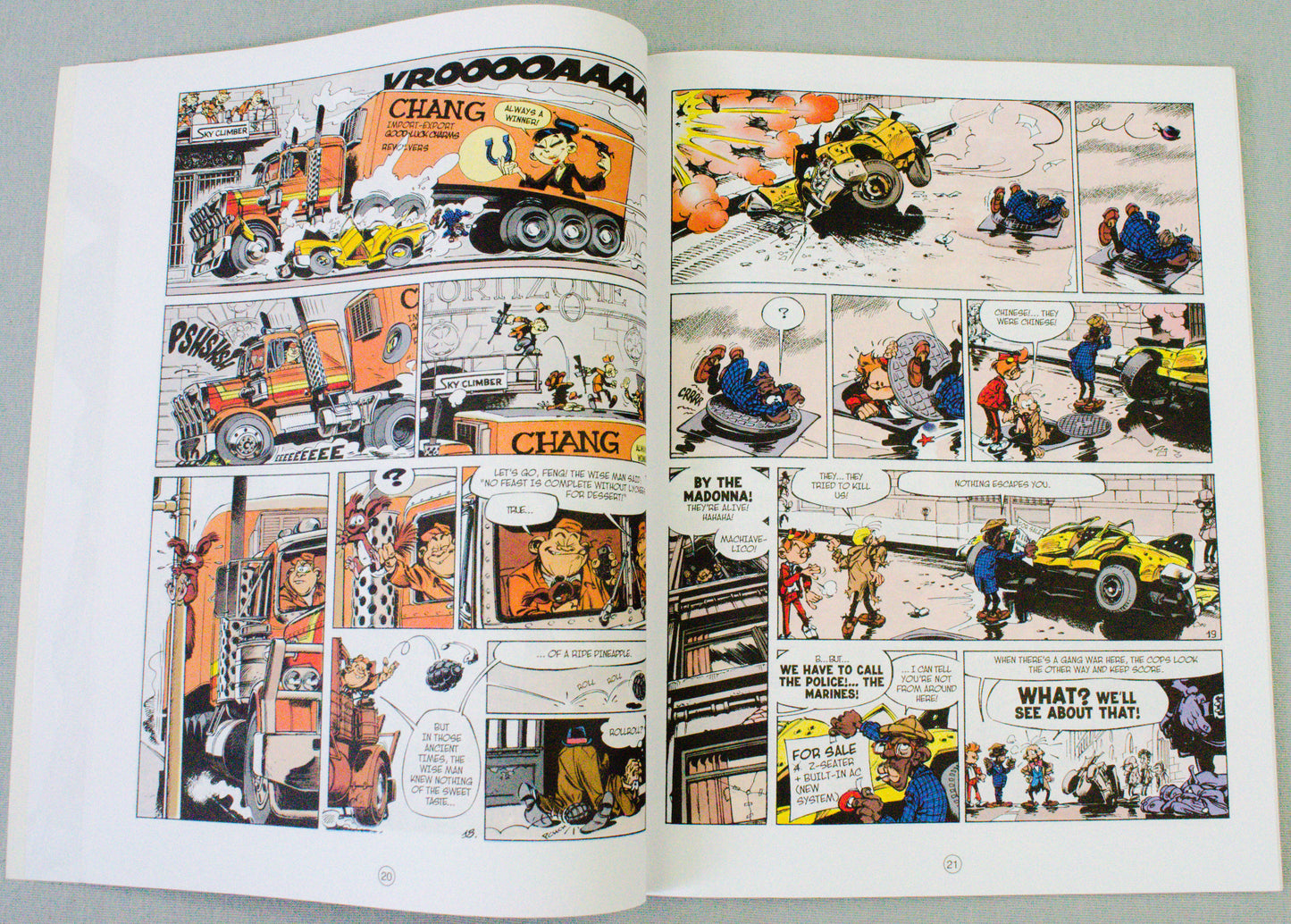Spirou & Fantasio Volume 2 (In New York) - Uk Cinebook Paperback Edition