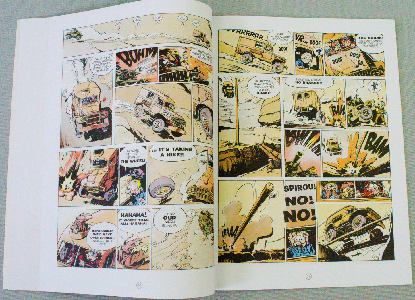 Spirou & Fantasio Volume 3 (Running Scared) - Uk Cinebook Paperback Edition