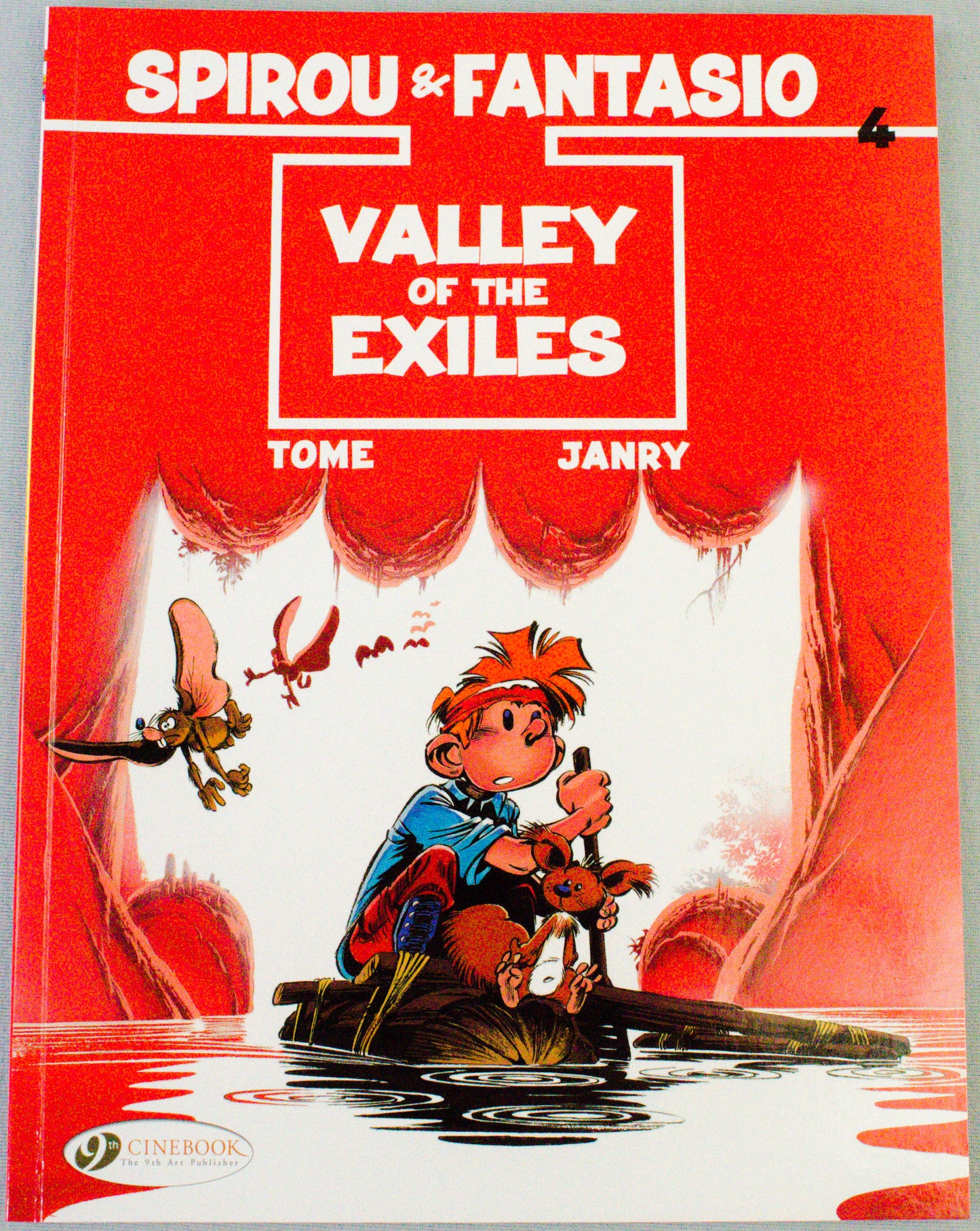Spirou & Fantasio Volume 4 (Vally Of The Exiles) - Uk Cinebook Paperback Edition