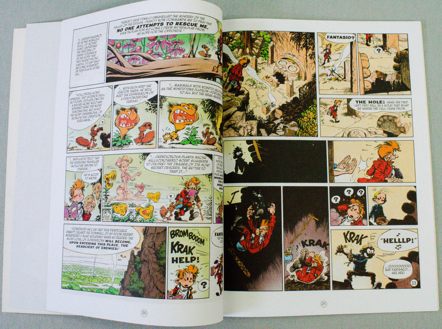 Spirou & Fantasio Volume 4 (Vally Of The Exiles) - Uk Cinebook Paperback Edition