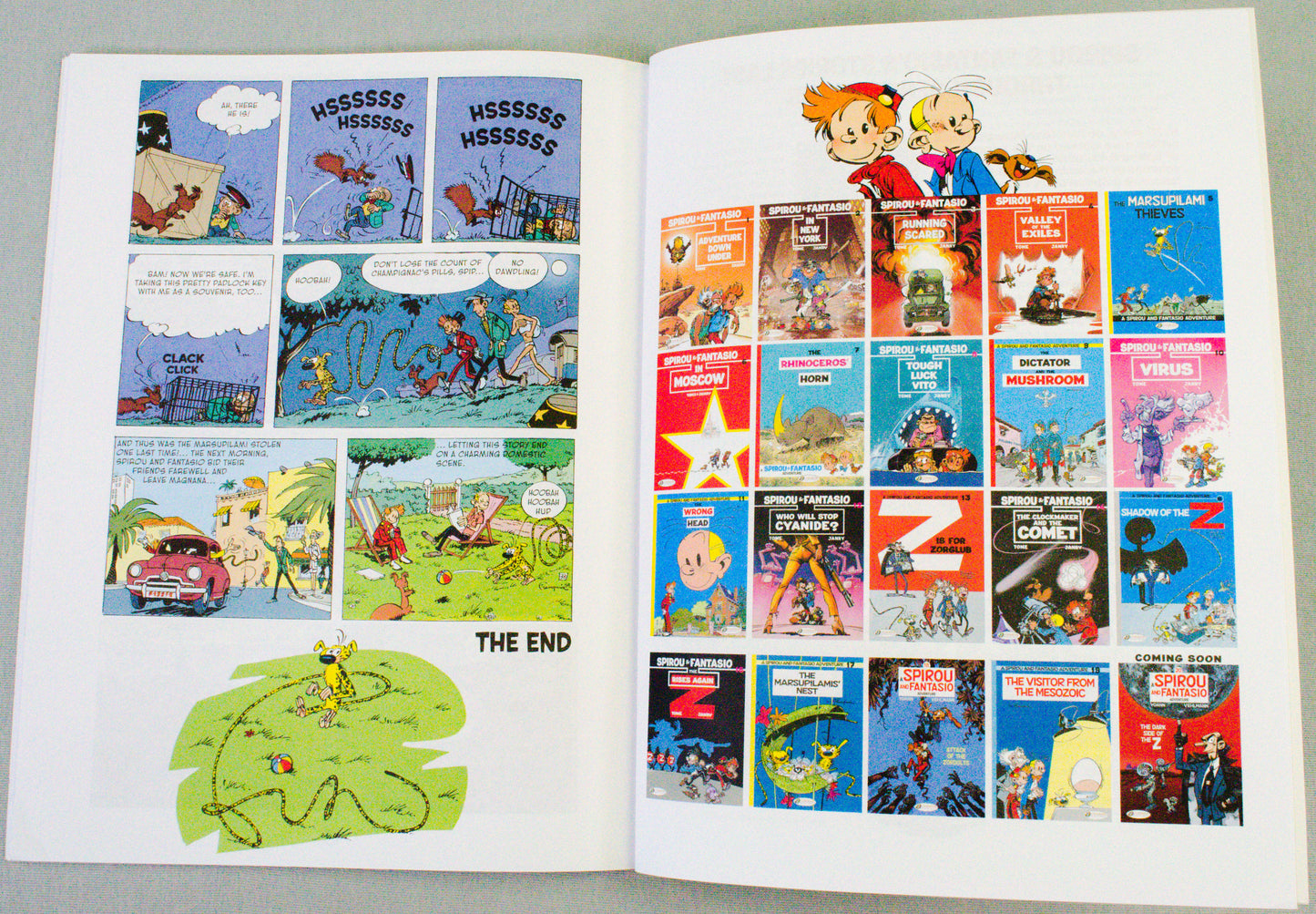 Spirou & Fantasio Vol 5 (The Marsupilami Thieves) - Uk Cinebook Edition