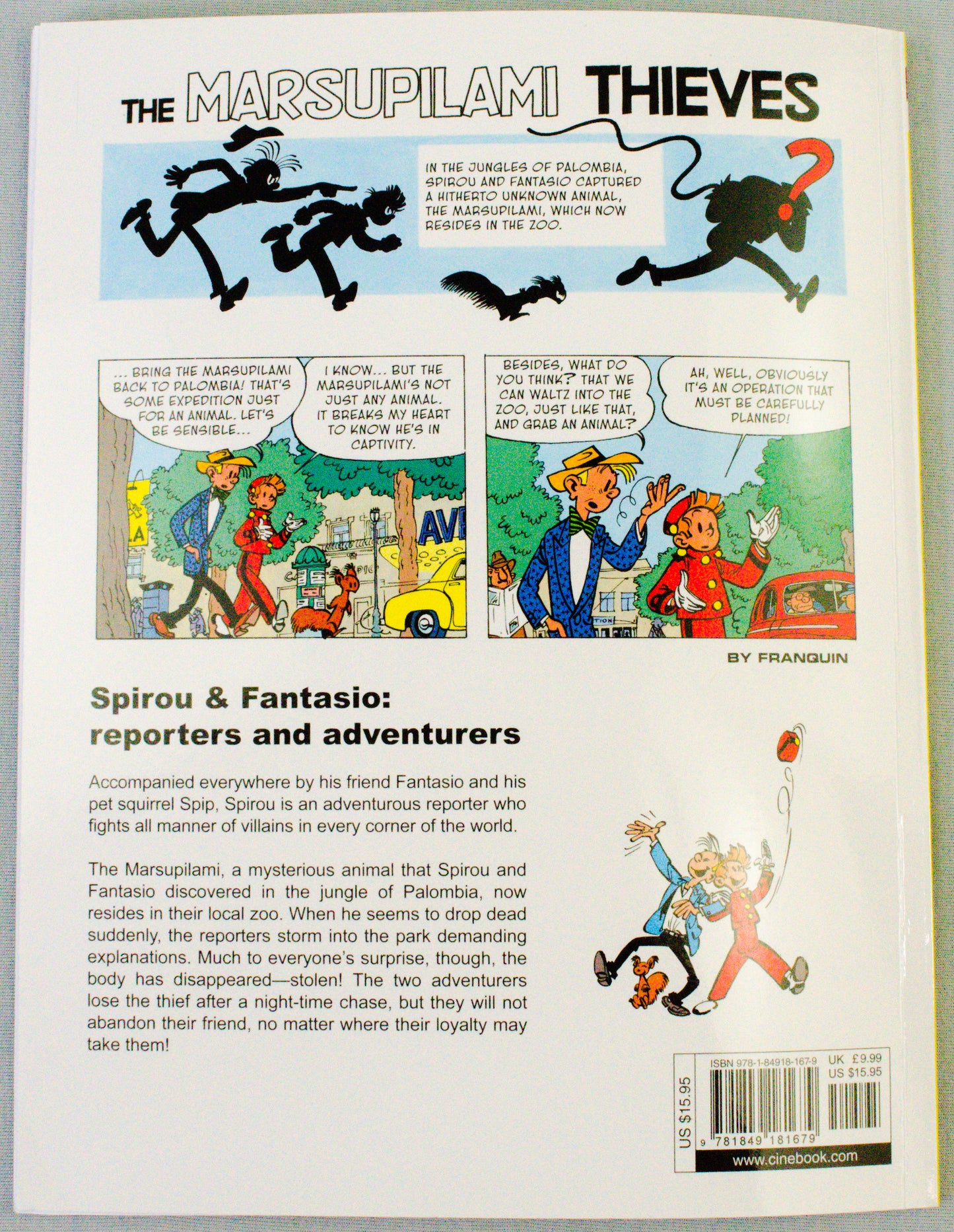 Spirou & Fantasio Vol 5 (The Marsupilami Thieves) - Uk Cinebook Edition