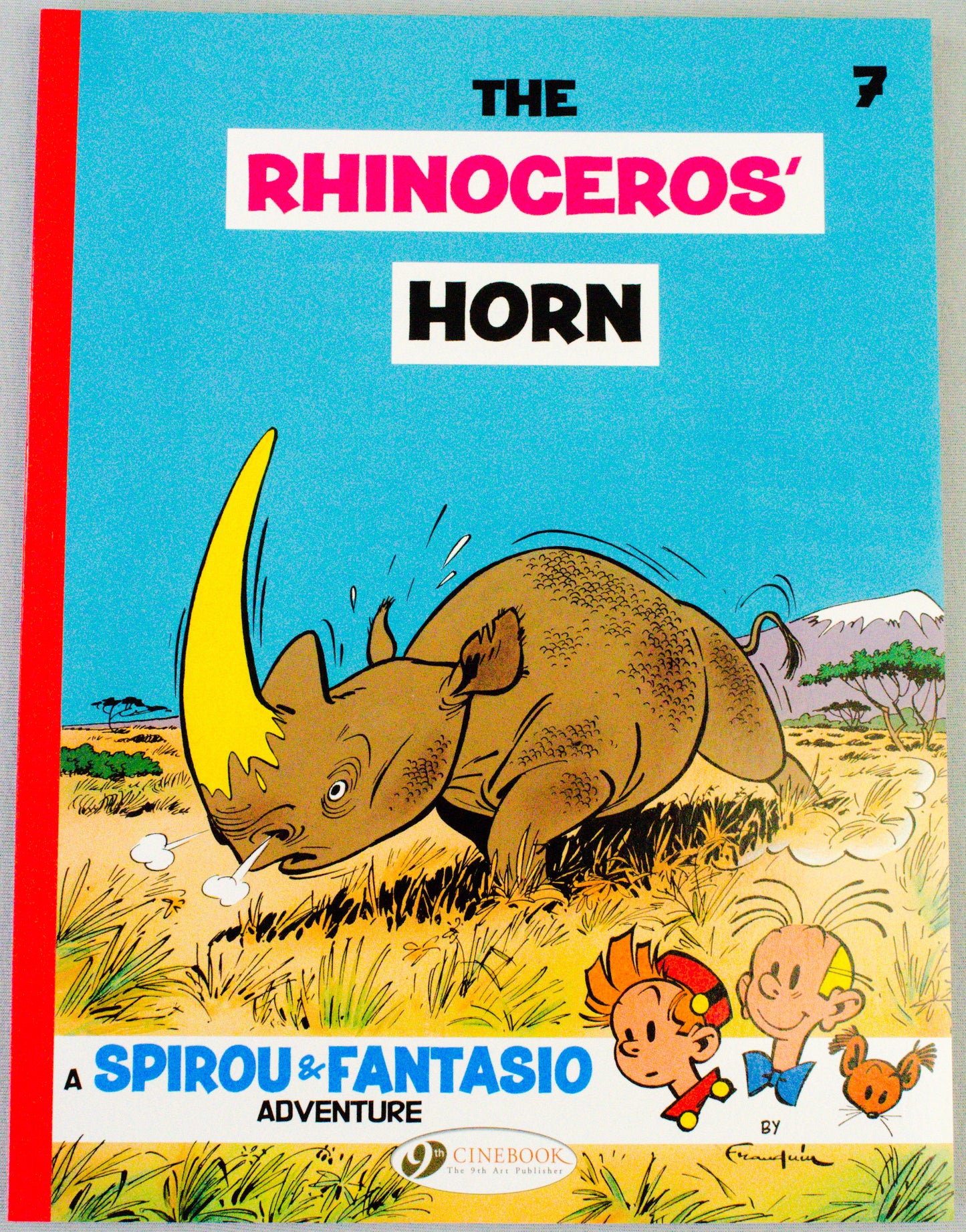 Spirou & Fantasio Vol 7 (The Rhinoceros Horn) - Uk Cinebook Edition
