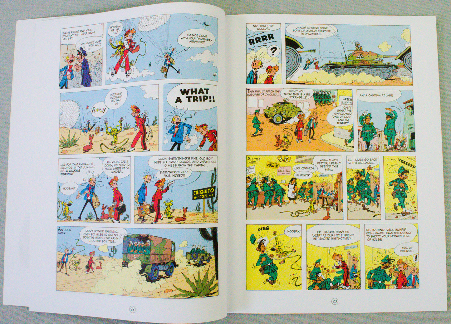 Spirou & Fantasio Volume 9 (The Dictator & The Mushroom) - Uk Cinebook Paperback Edition