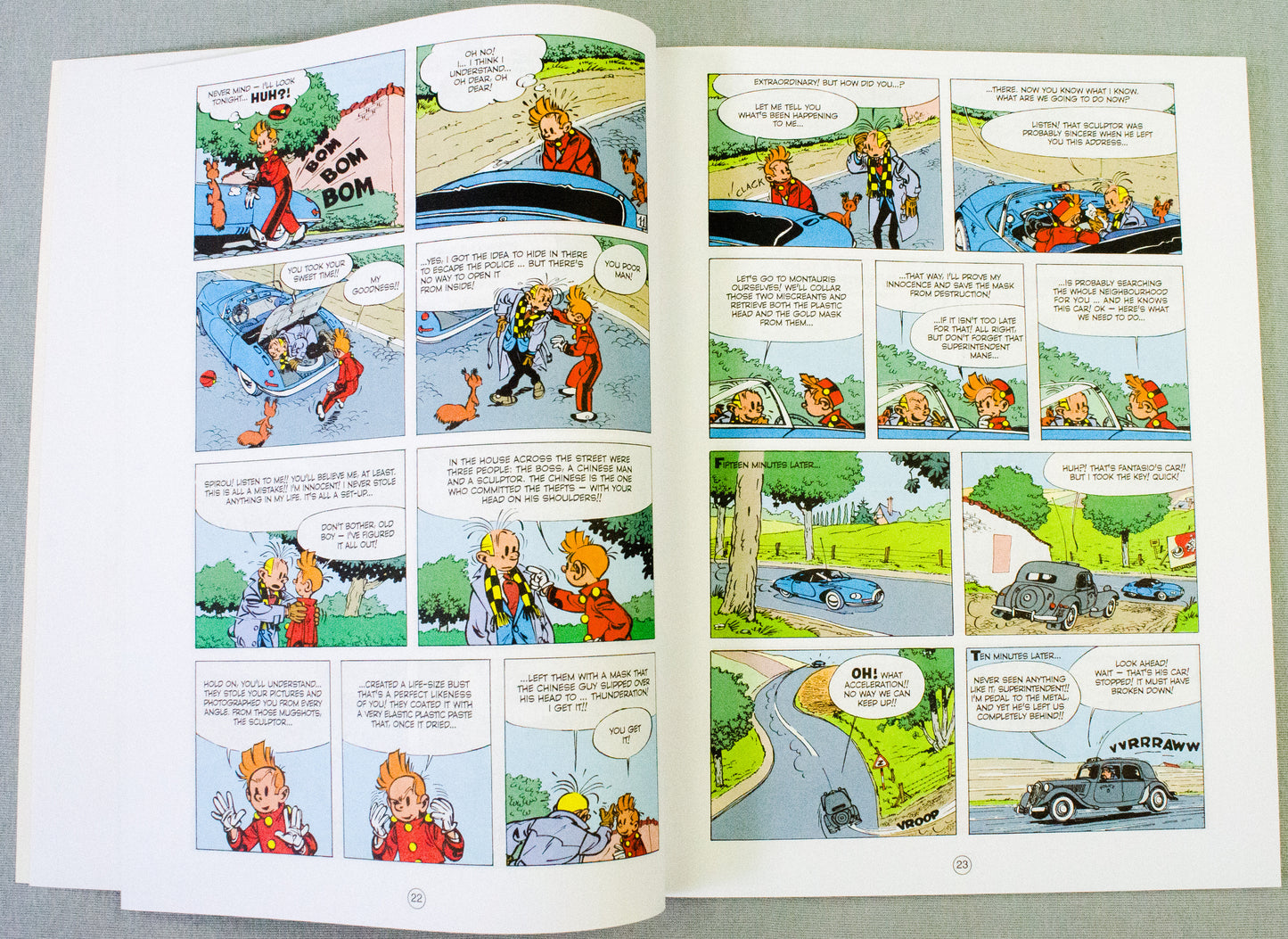 Spirou & Fantasio Volume 11 (The Wrong Head) - Uk Cinebook Paperback Edition