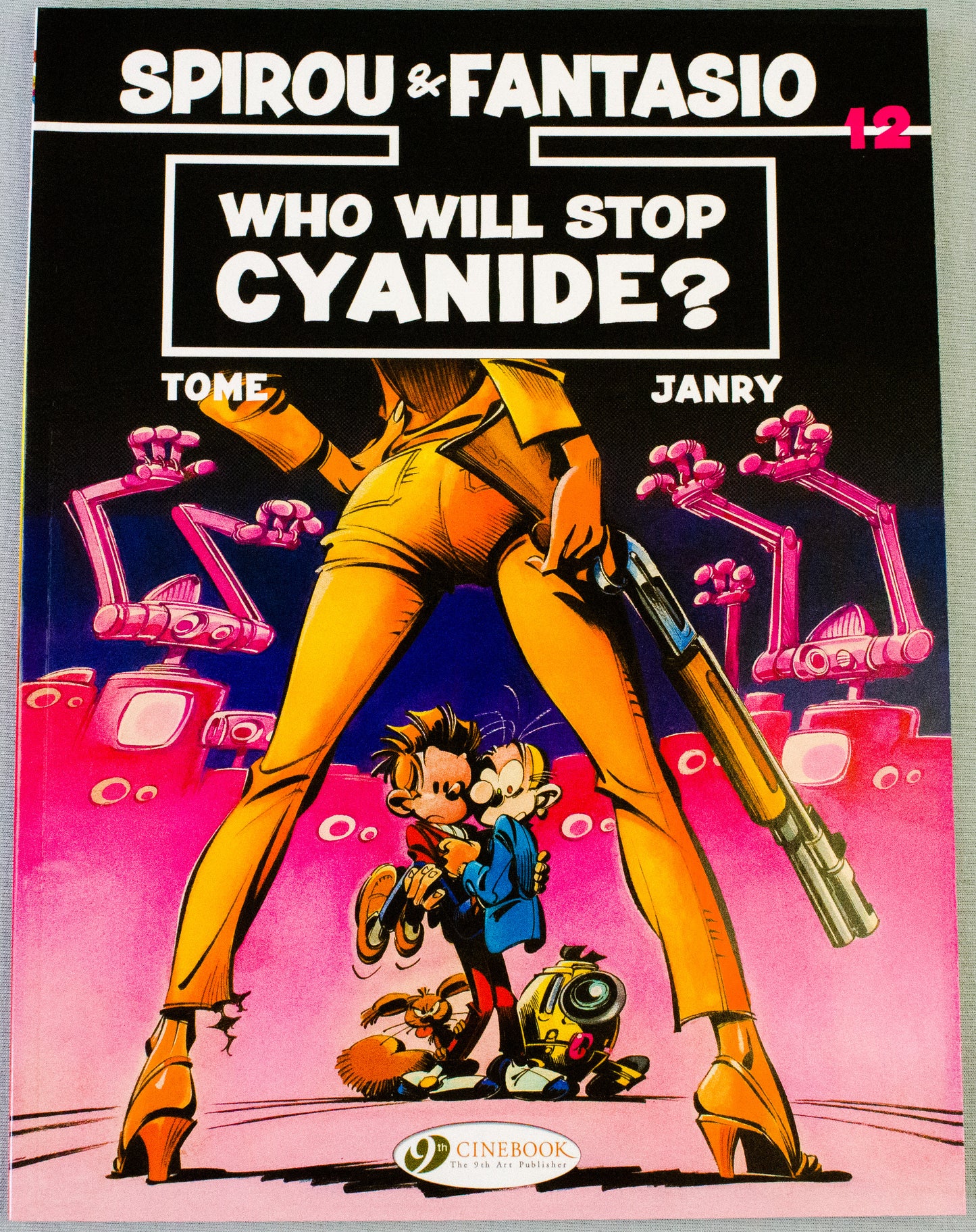 Spirou & Fantasio Volume 12 (Who Will Stop Cyanide?) - Uk Cinebook Paperback Edition