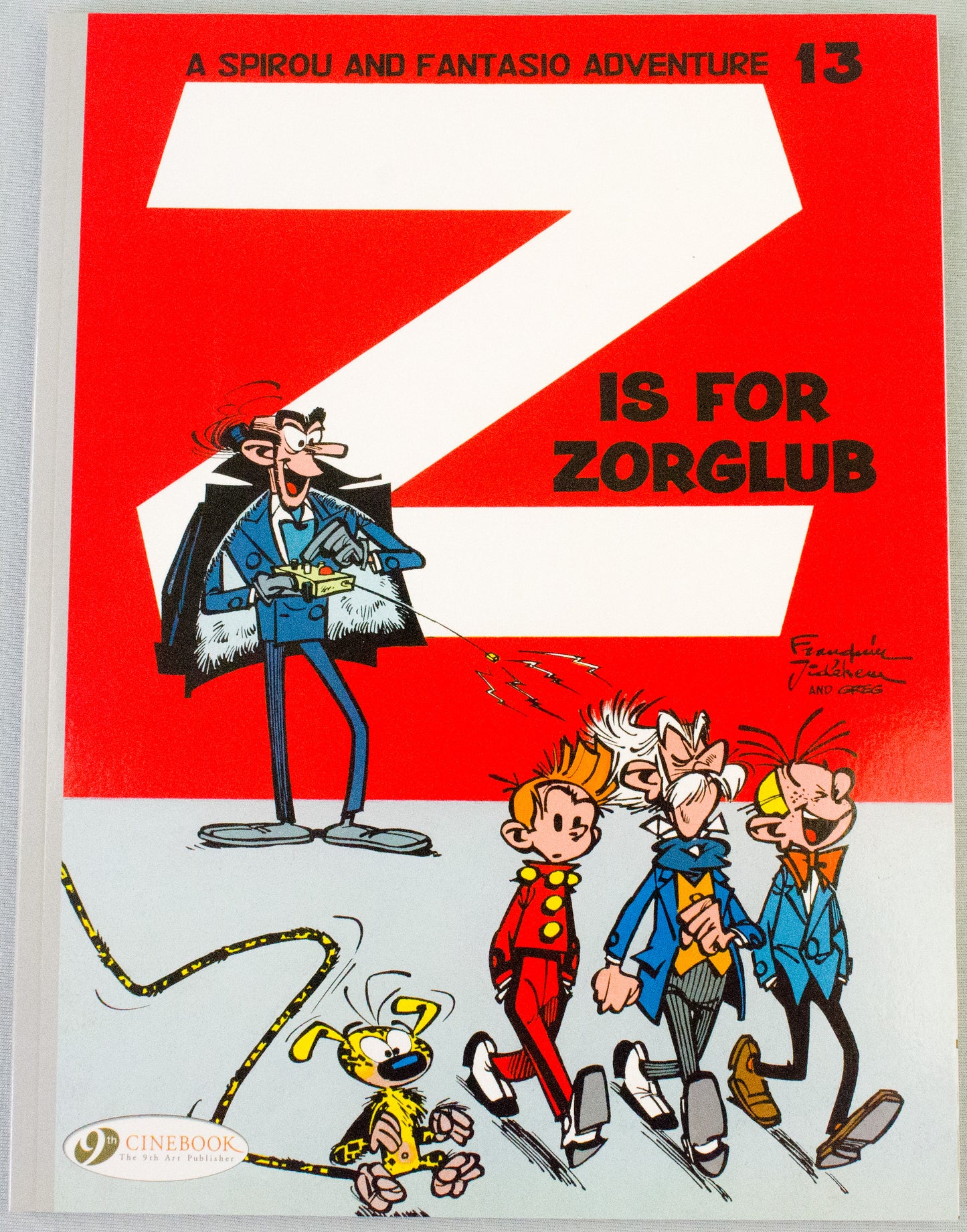Spirou & Fantasio Volume 13 (Z Is For Zorglub) - Uk Cinebook Paperback Edition