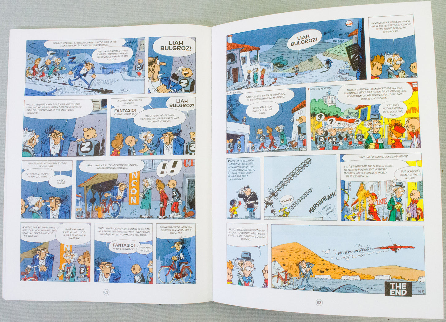 Spirou & Fantasio Volume 13 (Z Is For Zorglub) - Uk Cinebook Paperback Edition