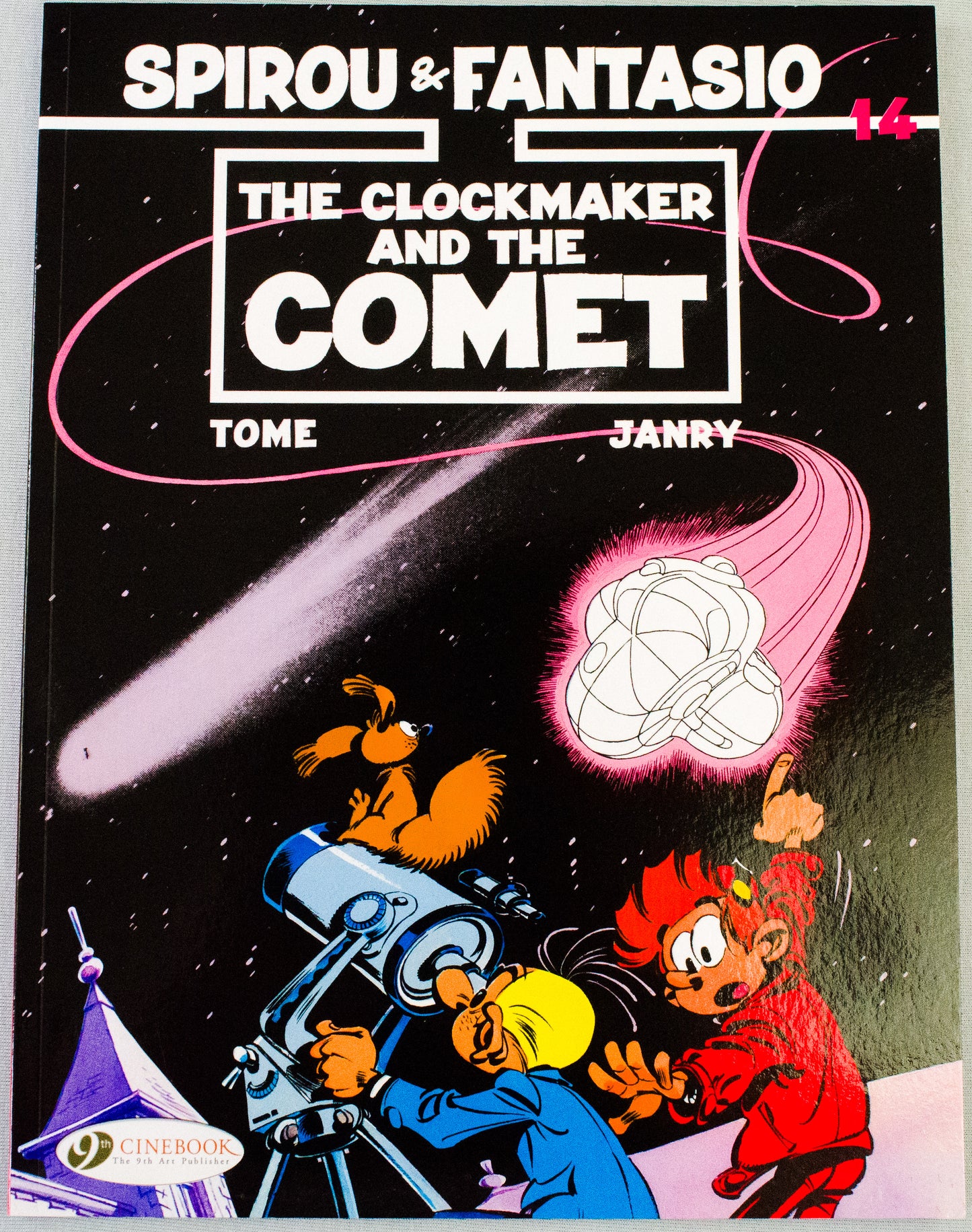 Spirou & Fantasio Volume 14 (The Clockmaker & The Comet) - Uk Cinebook Paperback Edition