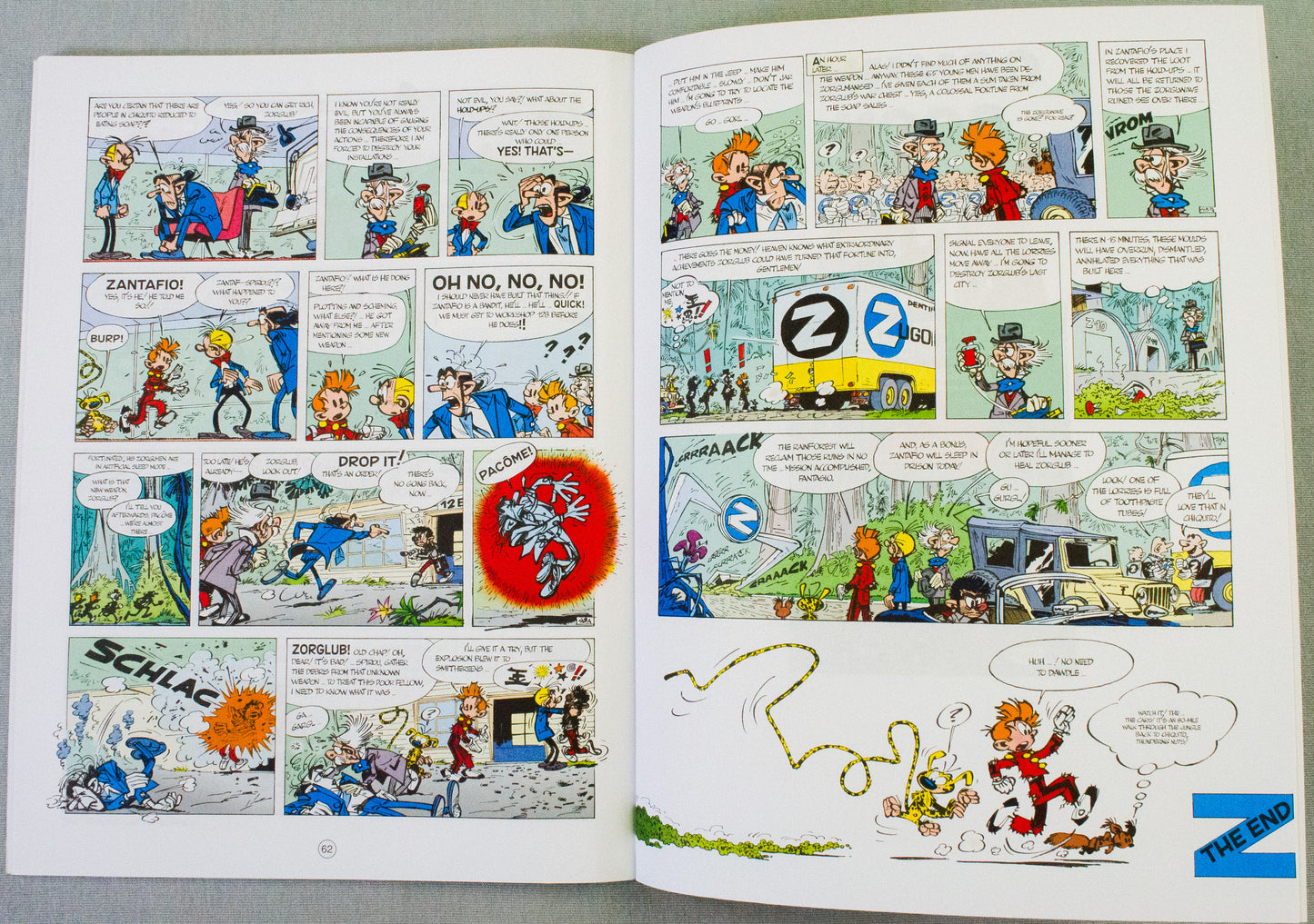 Spirou & Fantasio Volume 15 (Shadow Of The Z) - Uk Cinebook Paperback Edition