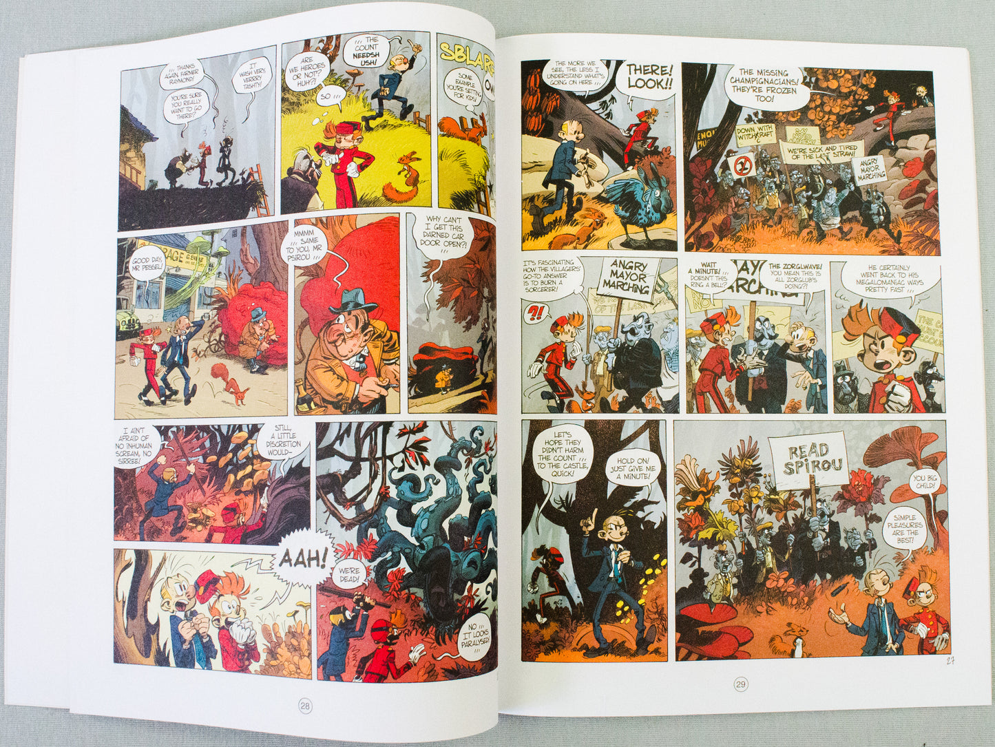 Spirou & Fantasio Volume 18 (Attack Of The Zordolts) - Uk Cinebook Paperback Edition