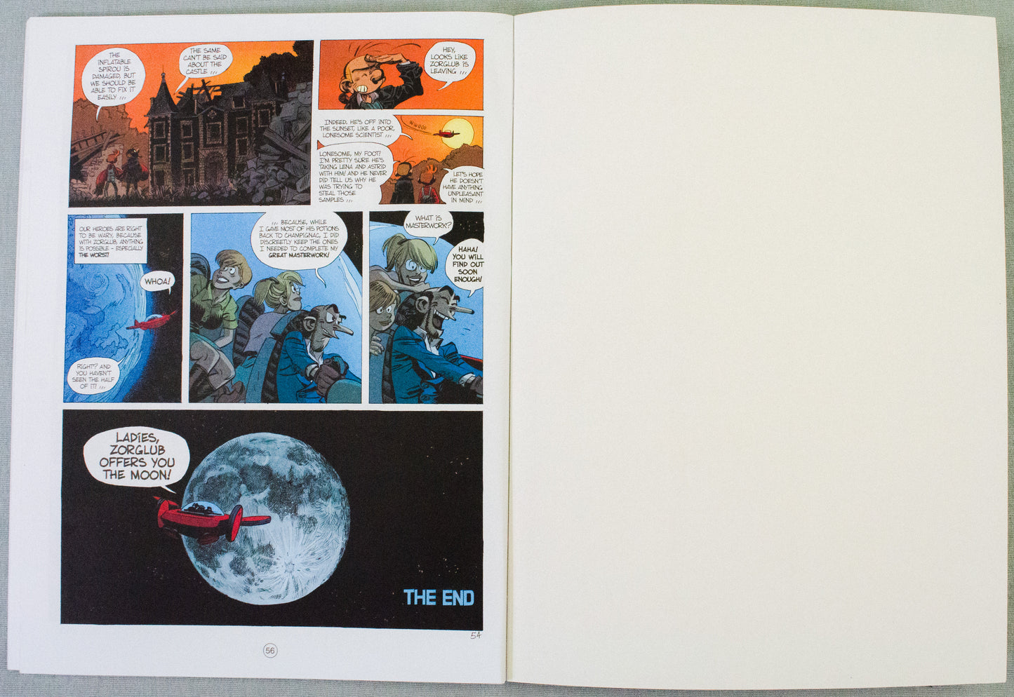 Spirou & Fantasio Volume 18 (Attack Of The Zordolts) - Uk Cinebook Paperback Edition