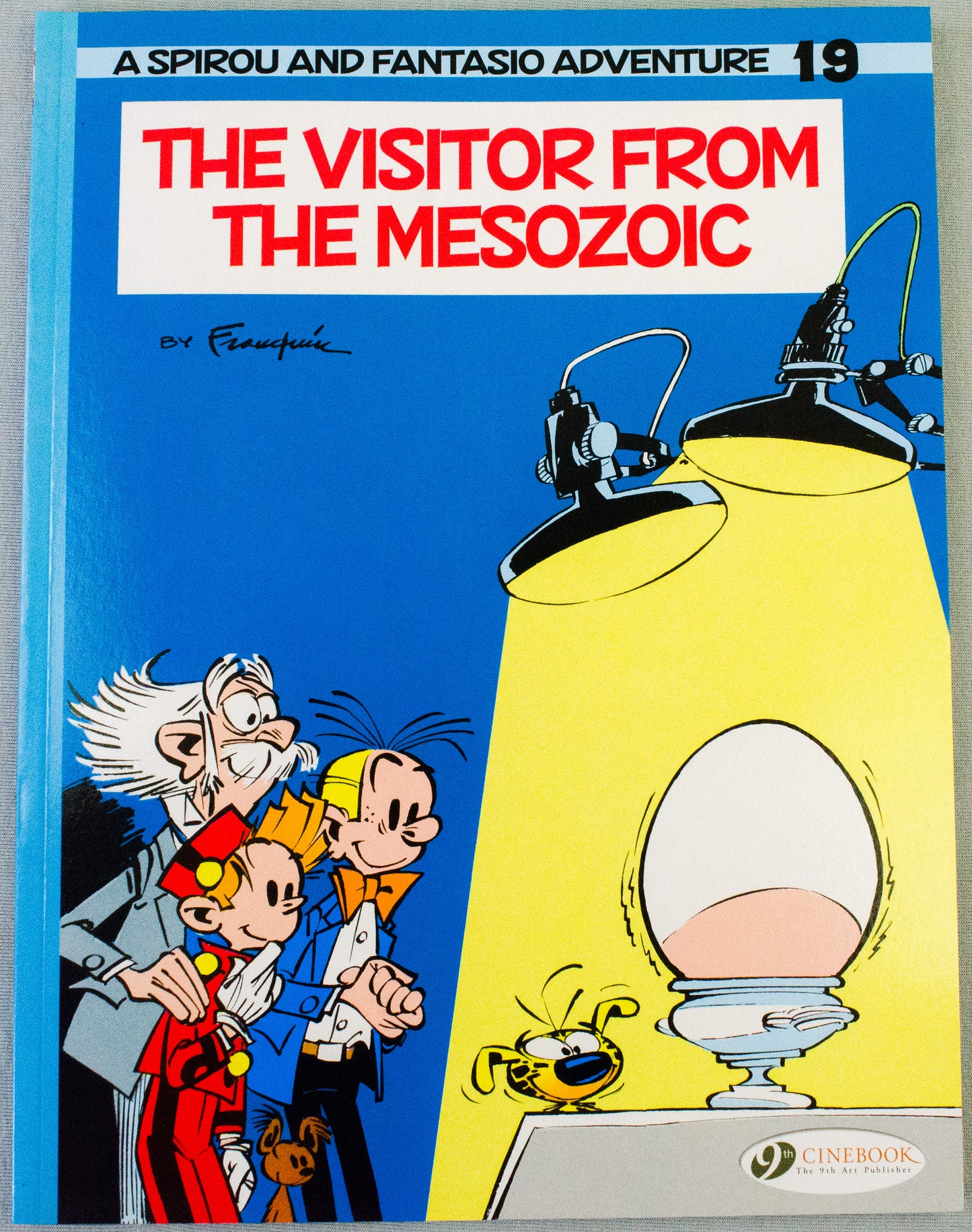 Spirou & Fantasio Volume 19 (The Visitor From The Mesozoic) - Uk Cinebook Paperback Edition