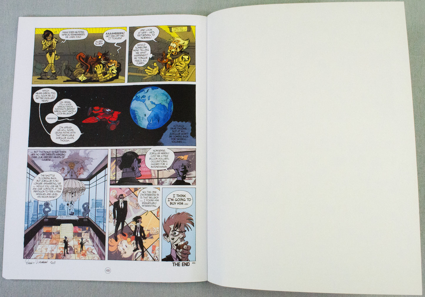 Spirou & Fantasio Volume 20 (The Dark Side Of Z) - Uk Cinebook Paperback Edition
