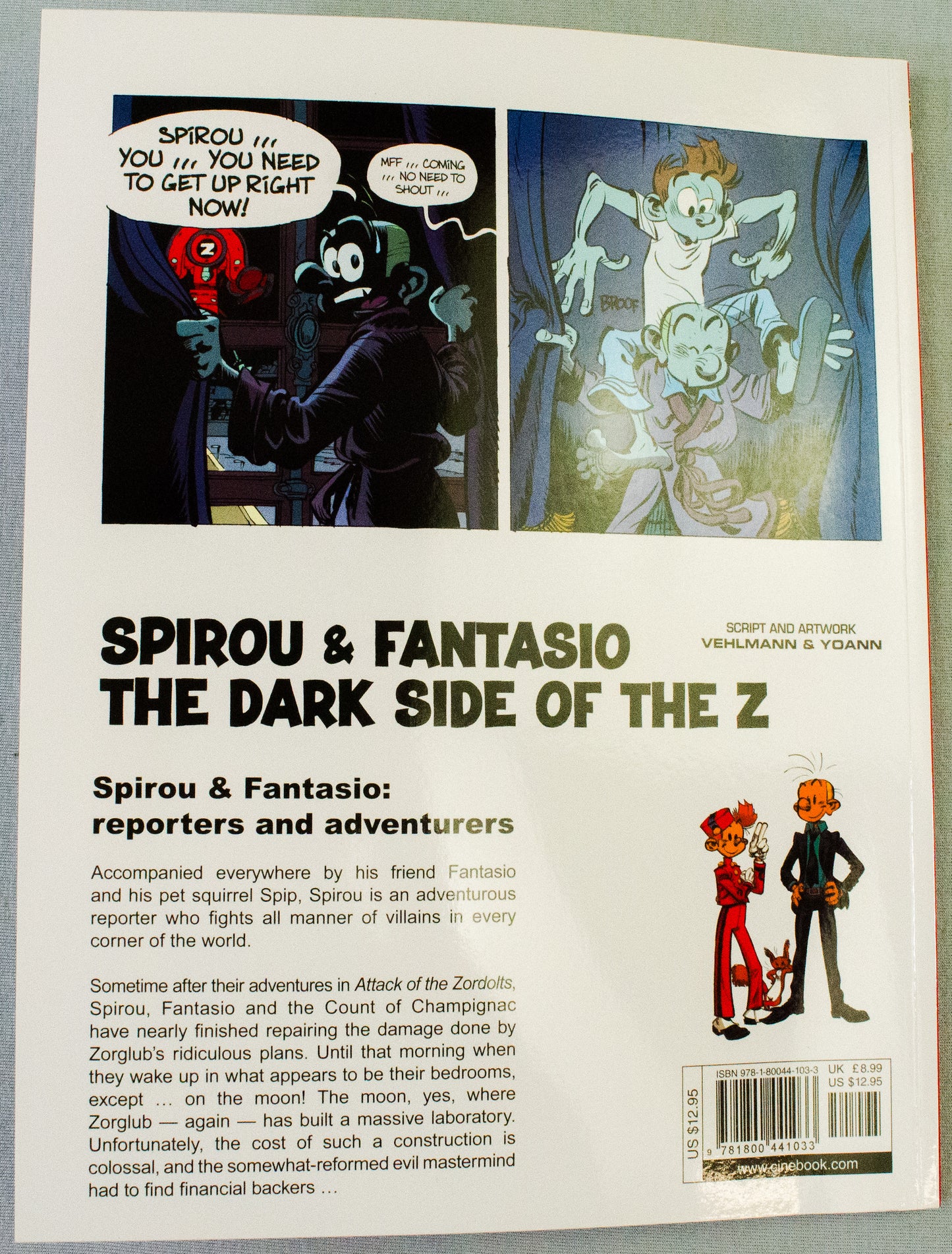 Spirou & Fantasio Volume 20 (The Dark Side Of Z) - Uk Cinebook Paperback Edition