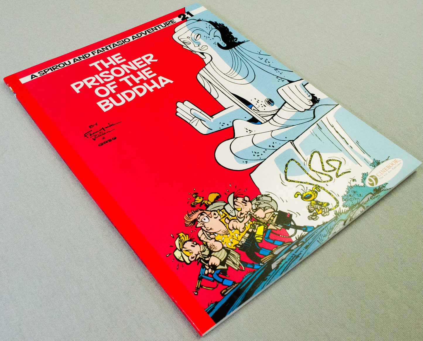 Spirou & Fantasio Volume 21 (The Prisoner Of The Buddha) - Uk Cinebook Paperback Edition