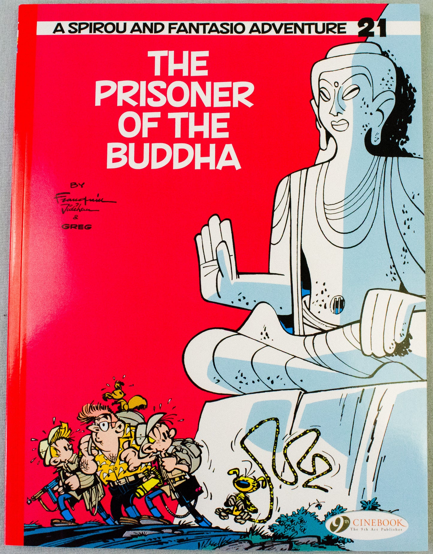 Spirou & Fantasio Volume 21 (The Prisoner Of The Buddha) - Uk Cinebook Paperback Edition
