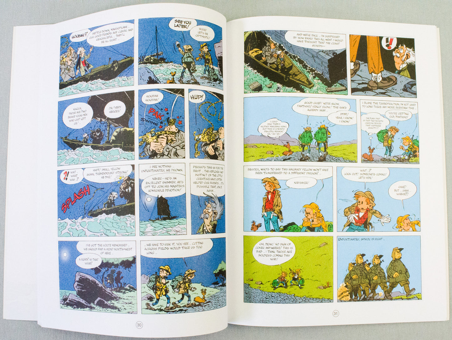 Spirou & Fantasio Volume 21 (The Prisoner Of The Buddha) - Uk Cinebook Paperback Edition