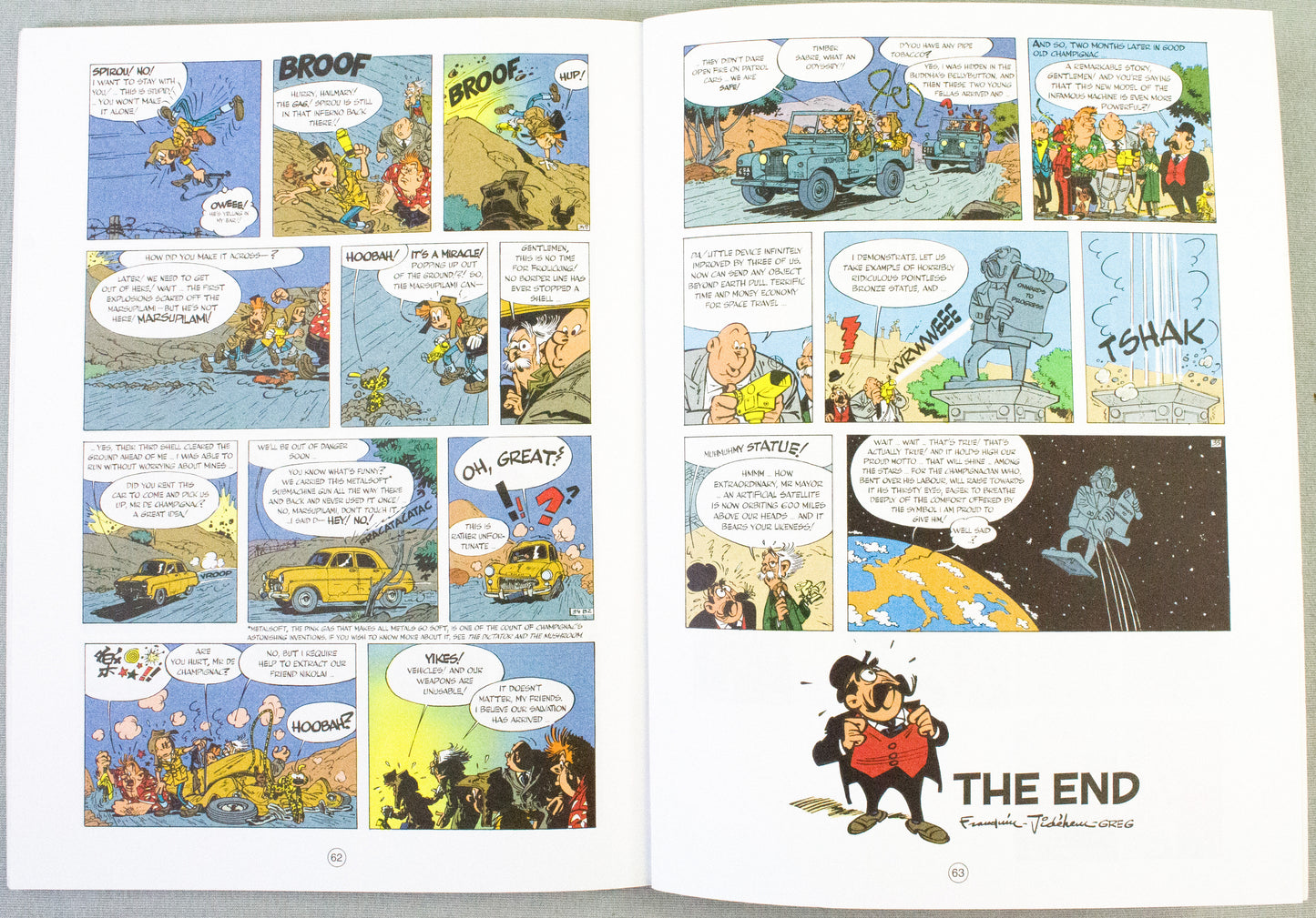 Spirou & Fantasio Volume 21 (The Prisoner Of The Buddha) - Uk Cinebook Paperback Edition