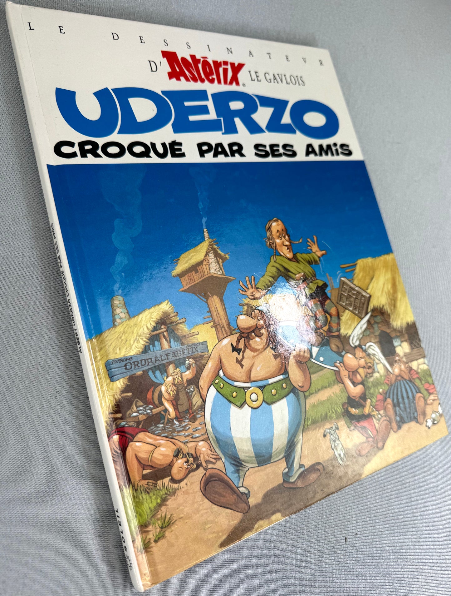 Uderzo Croque Par Ses Ami 1996 1st Belgian Edition Rare Asterix HB Comic Book EO