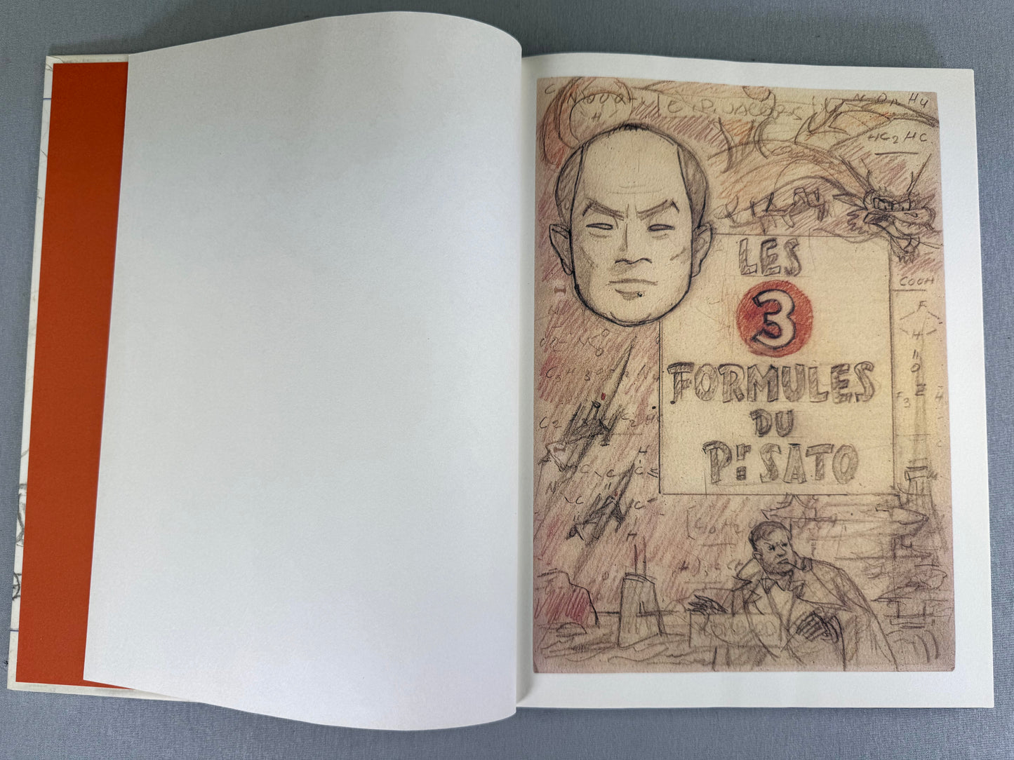 Les 3 Formules Du Proffesseur Sato: E. Jacobs Decoupage Original 2015 1st Edition Blake Mortimer EO