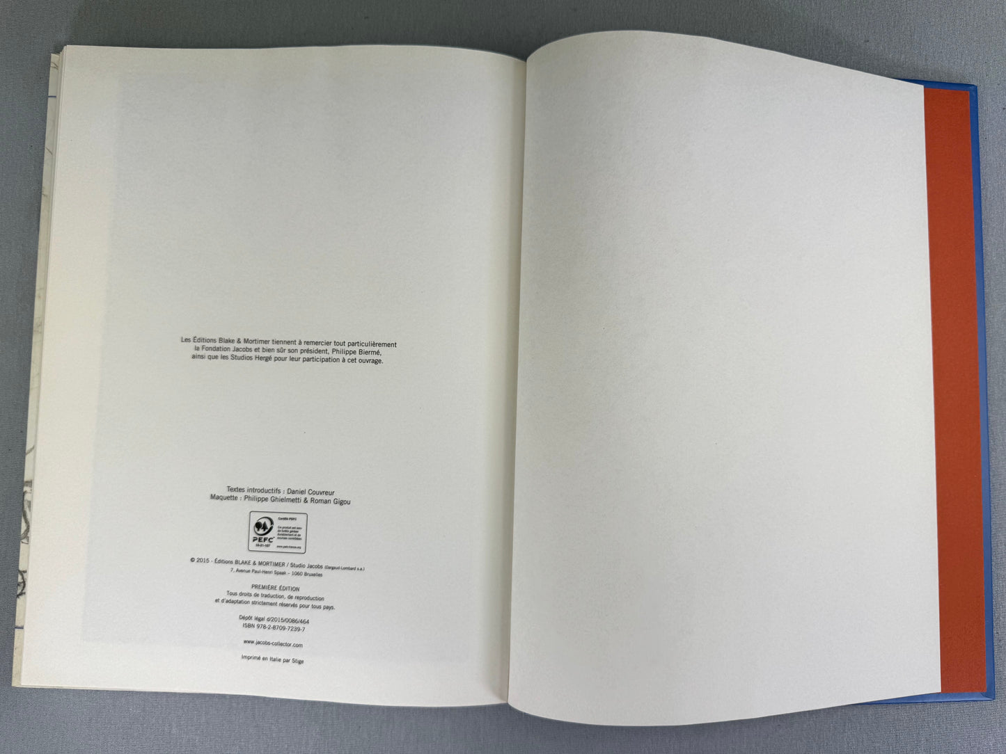 Les 3 Formules Du Proffesseur Sato: E. Jacobs Decoupage Original 2015 1st Edition Blake Mortimer EO