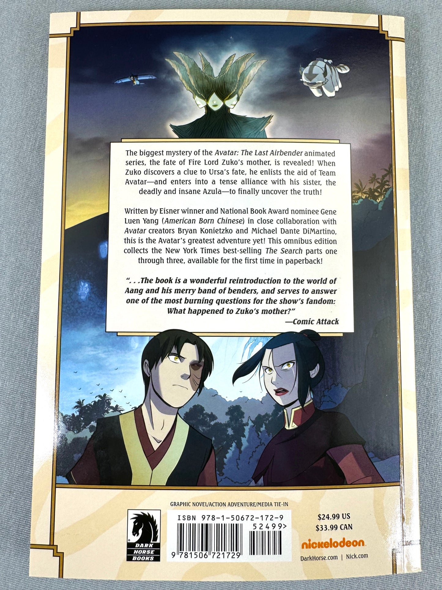 Avatar: Last Airbender Omnibus Edition Volume 2: The Search - Dark Horse Comic Book