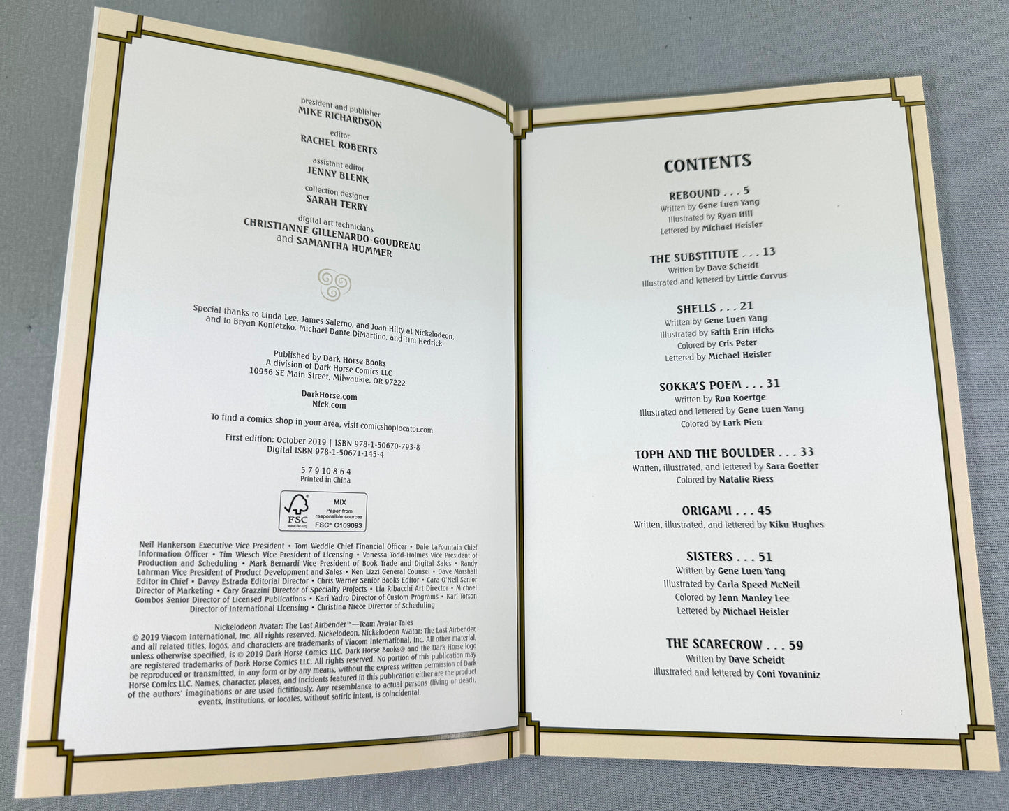 Avatar: The Last Airbender Collected Short Stories: Team Avatar Tales - Dark Horse Comic Book