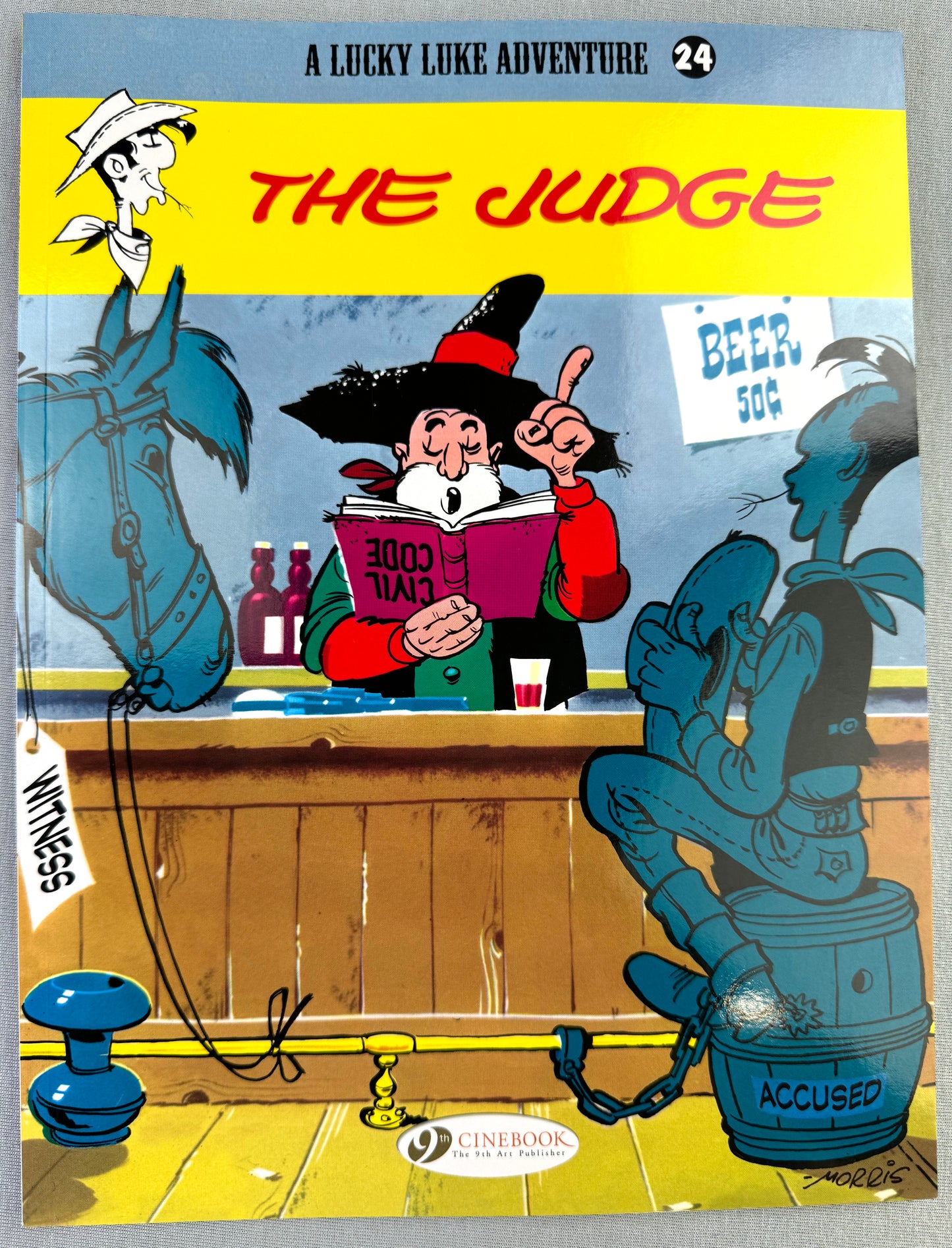 Lucky Luke Volume 24: The Judge - Cinebook Paperback UK Comic Book