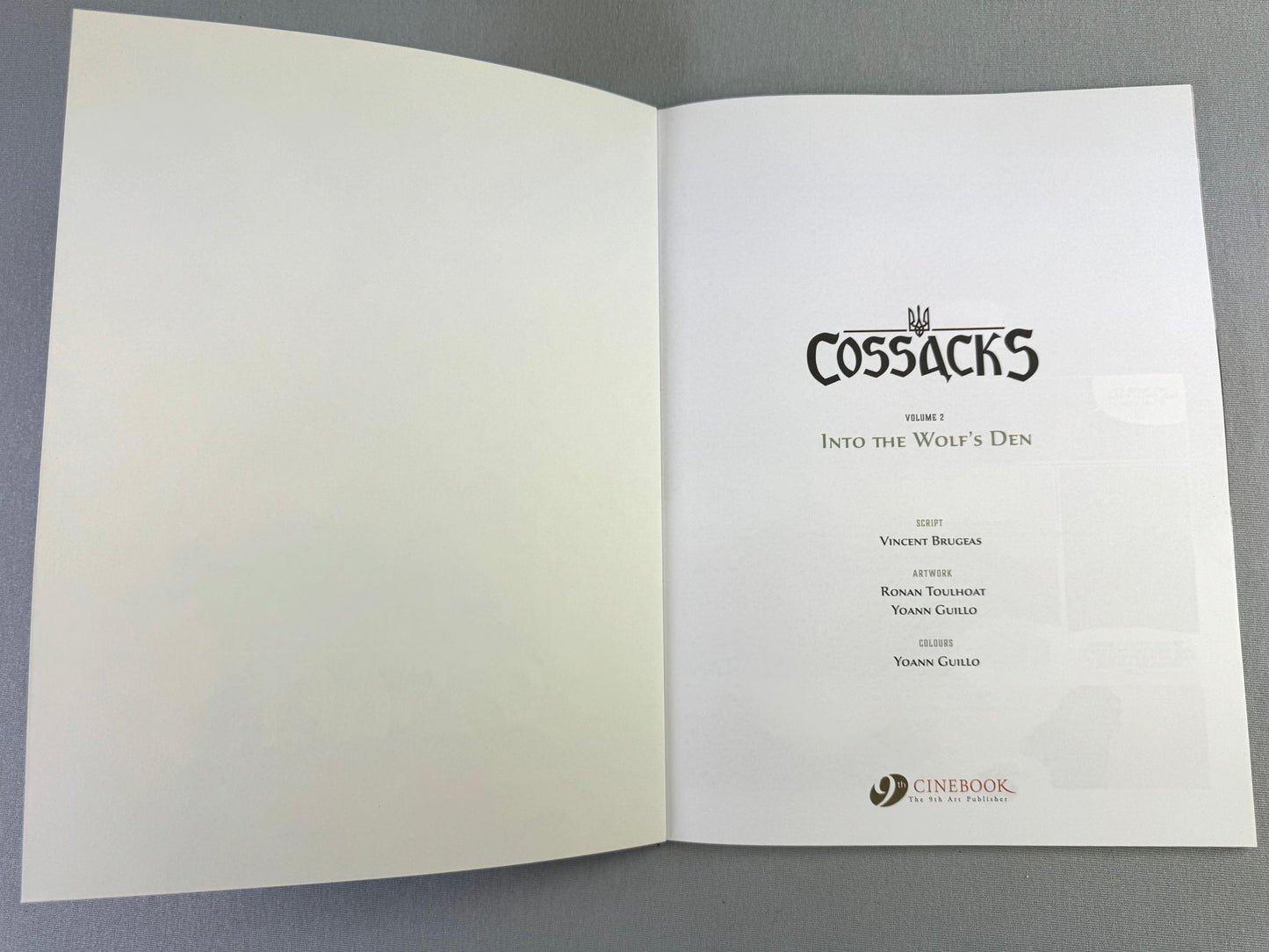 Cossacks - Volume 2 - Into the Wolf's Den - Cinebook UK Paperback Edition Comic Book