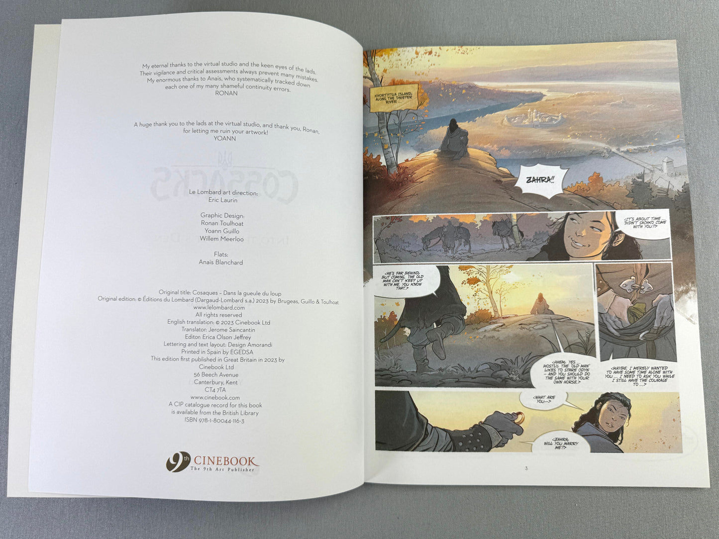 Cossacks - Volume 2 - Into the Wolf's Den - Cinebook UK Paperback Edition Comic Book