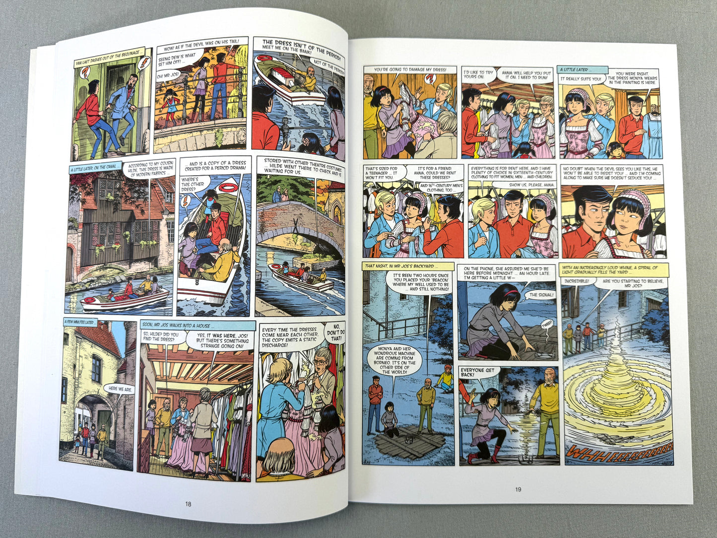 Yoko Tsuno Volume 19 - The Astrologist of Brugge Cinebook Paperback Comic Book by R. Leloup