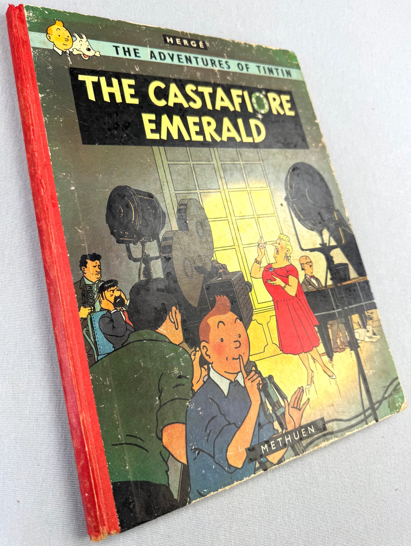 THE CASTAFIORE EMERALD Methuen 1963 1st Edition Hardback Rare Tintin book Herge EO
