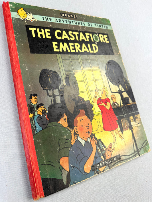 THE CASTAFIORE EMERALD Methuen 1963 1st Edition Hardback Rare Tintin book Herge EO