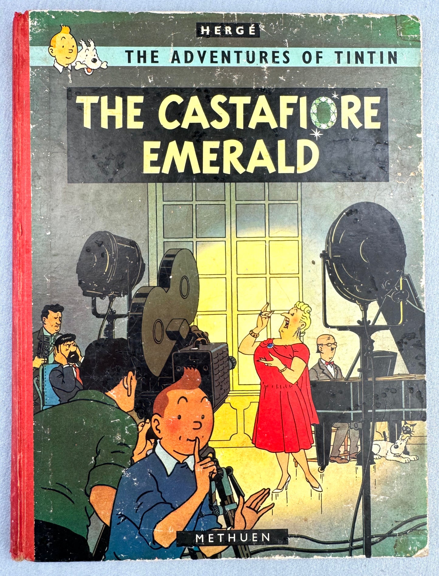 THE CASTAFIORE EMERALD Methuen 1963 1st Edition Hardback Rare Tintin book Herge EO