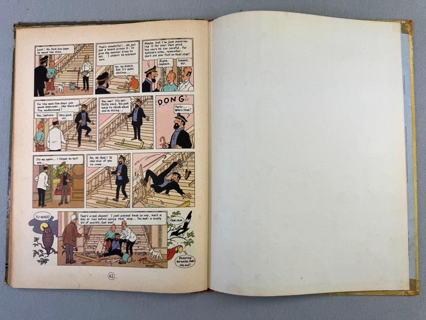 THE CASTAFIORE EMERALD Methuen 1963 1st Edition Hardback Rare Tintin book Herge EO