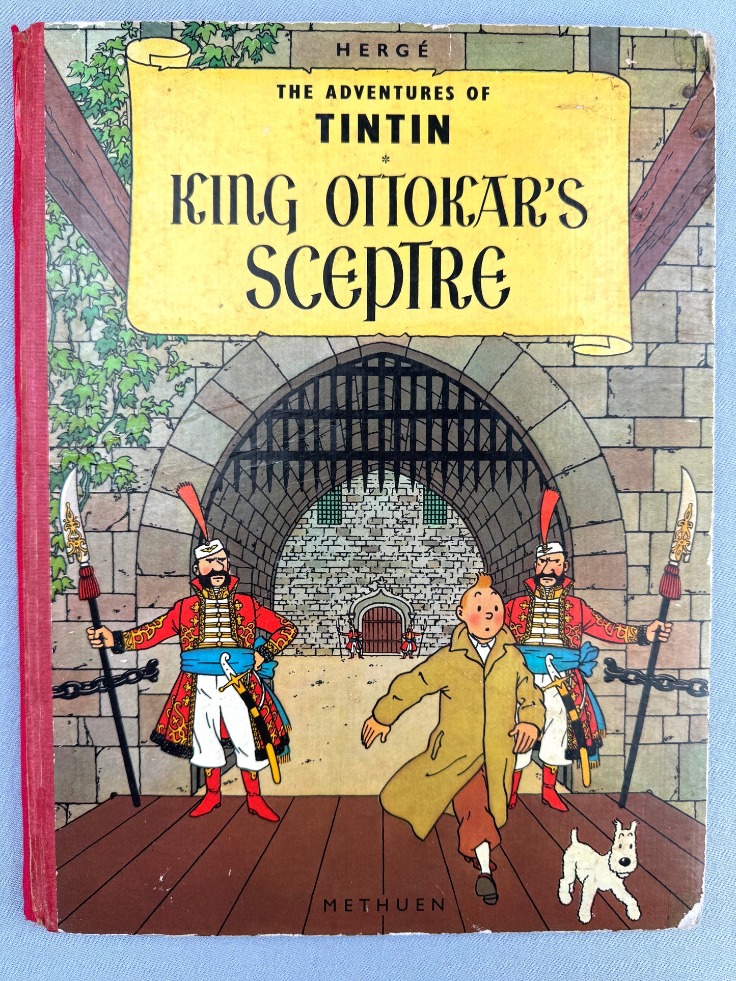 King Ottokars Sceptre Methuen 1958 1st UK Edition HB Rare Tintin book Herge EO