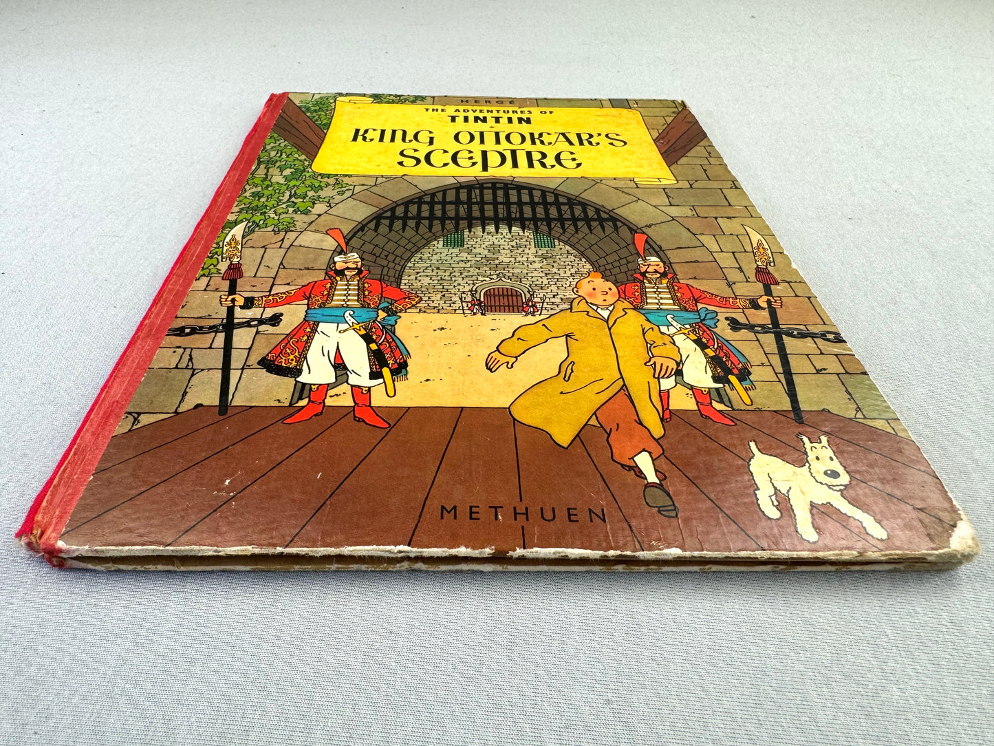 King Ottokars Sceptre Methuen 1958 1st UK Edition HB Rare Tintin book Herge EO