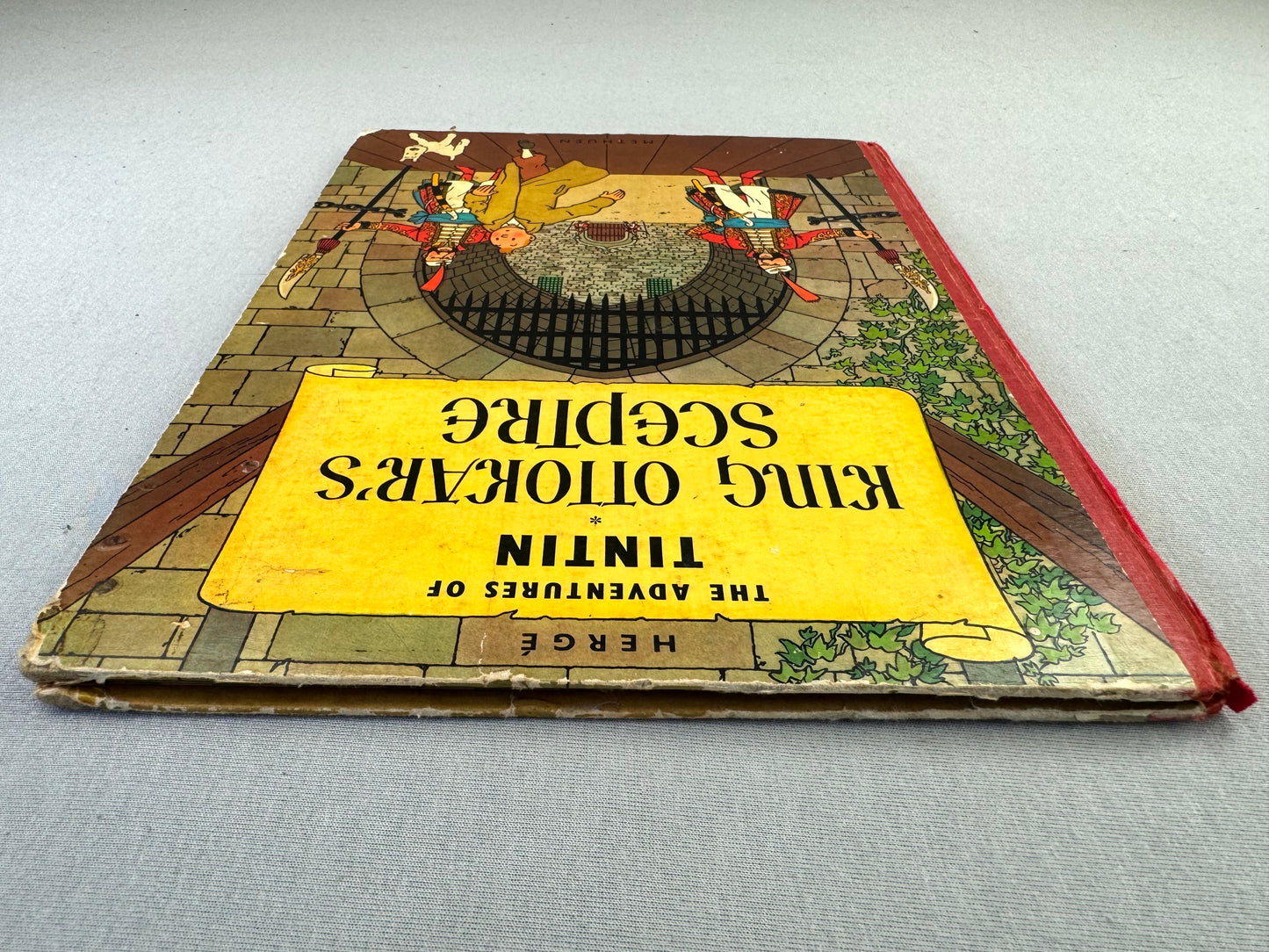 King Ottokars Sceptre Methuen 1958 1st UK Edition HB Rare Tintin book Herge EO